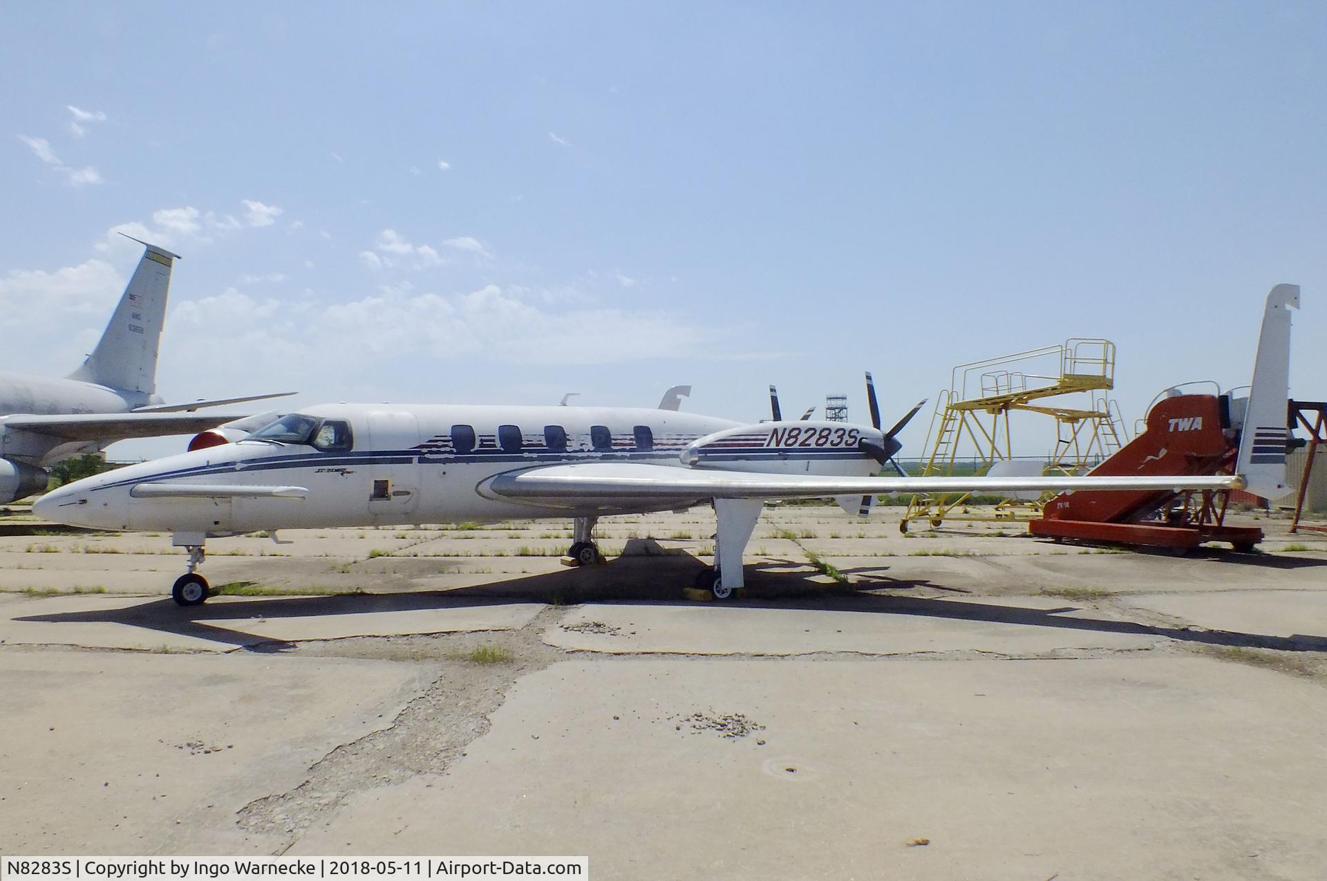 N8283S, 1993 Beech 2000A Starship 1 Starship 1 C/N NC-41, Beechcraft 2000A Starship 1 at the Kansas Aviation Museum, Wichita KS