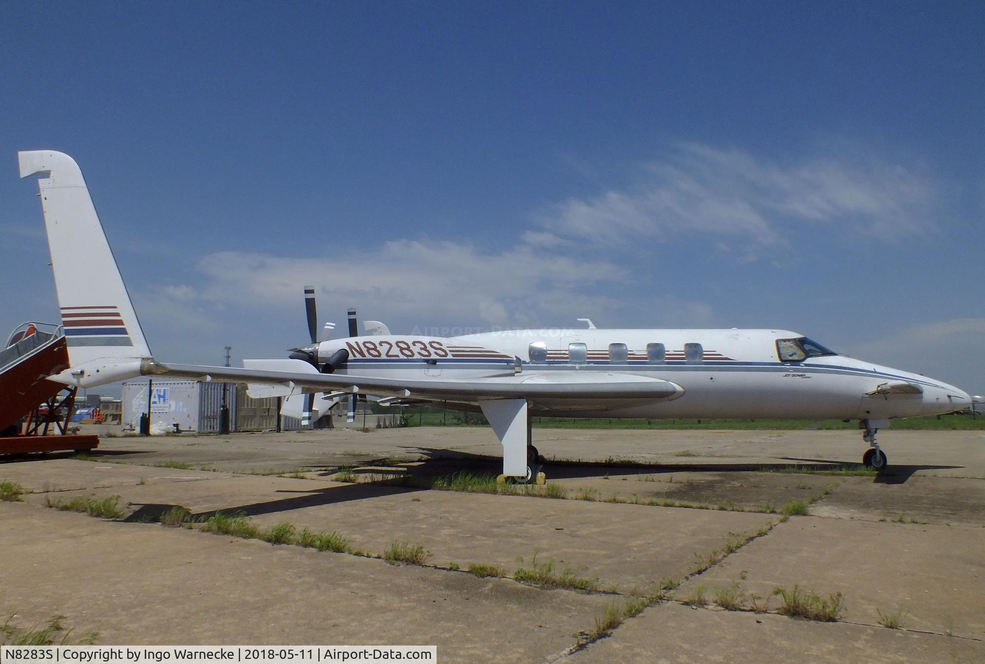 N8283S, 1993 Beech 2000A Starship 1 Starship 1 C/N NC-41, Beechcraft 2000A Starship 1 at the Kansas Aviation Museum, Wichita KS