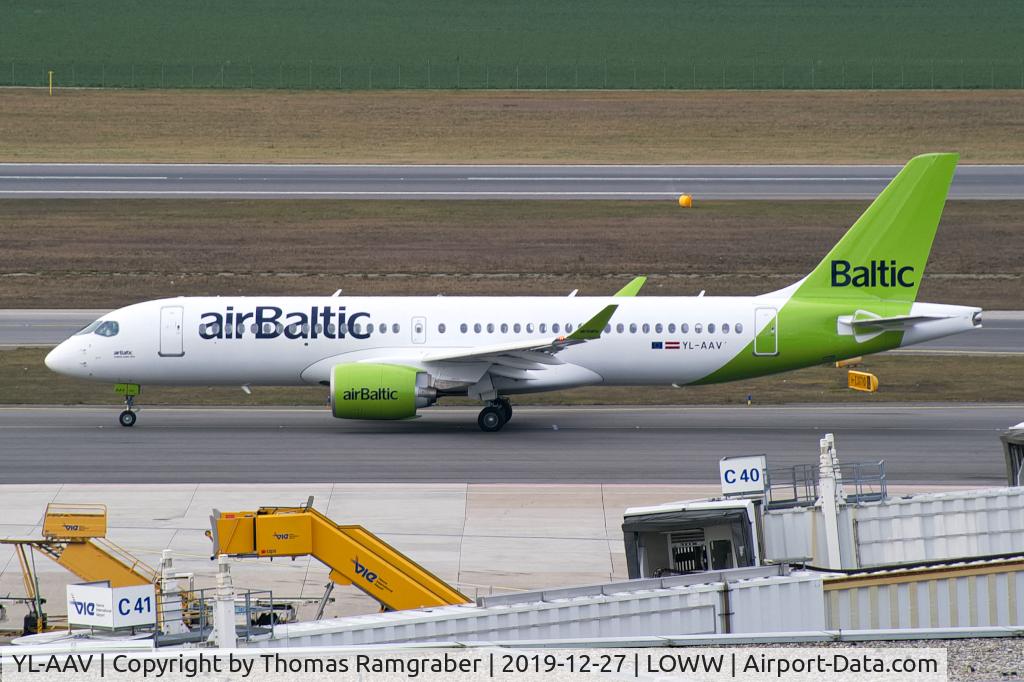 YL-AAV, 2019 Airbus A220-300 C/N 55071, Air Baltic Airbus A220-300