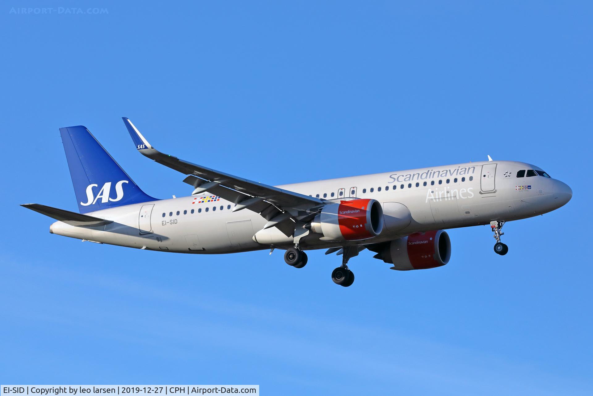 EI-SID, 2017 Airbus A320-251N C/N 8031, Copenhagen 27.12.2019 L/D R-04L