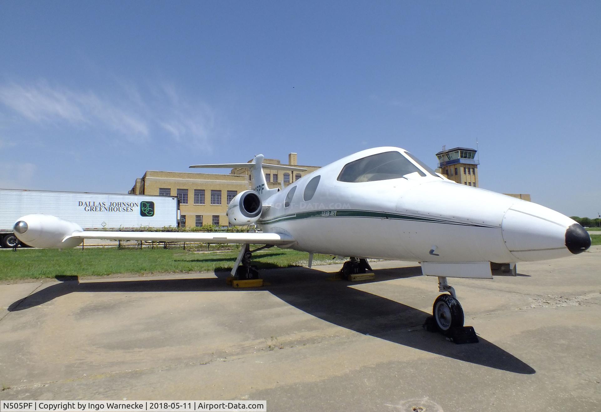 N505PF, 1965 Learjet 23 C/N 23-006, Learjet 23 at the Kansas Aviation Museum, Wichita KS