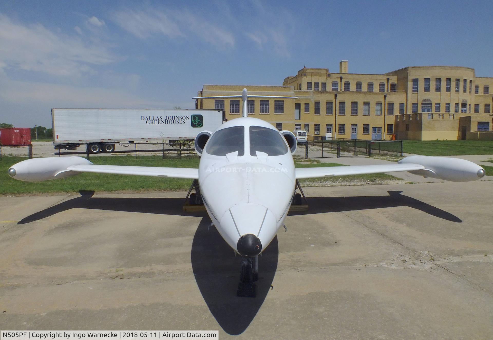N505PF, 1965 Learjet 23 C/N 23-006, Learjet 23 at the Kansas Aviation Museum, Wichita KS