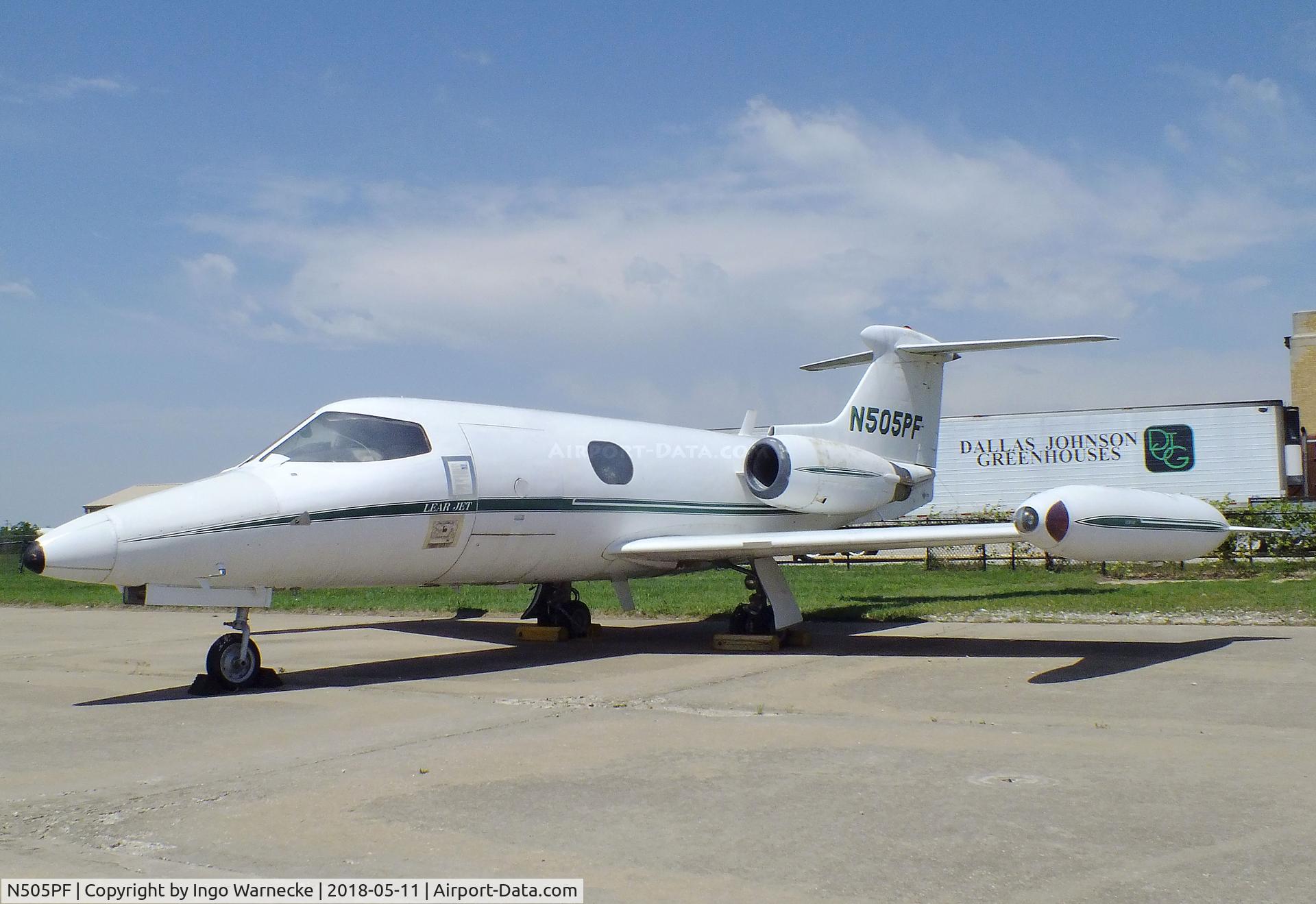 N505PF, 1965 Learjet 23 C/N 23-006, Learjet 23 at the Kansas Aviation Museum, Wichita KS