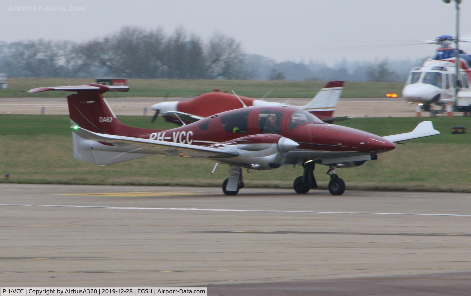 PH-VCC, 2019 Diamond DA-62 C/N 62.085, Departing Saxon ramp