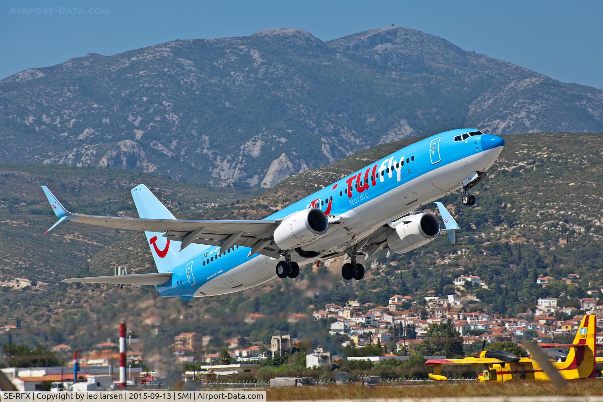 SE-RFX, 2012 Boeing 737-8K5 C/N 37246, Samos 13.9.2015