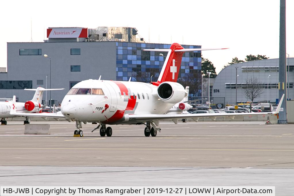 HB-JWB, 2017 Bombardier Challenger 650 (CL-600-2B16) C/N 6105, Swiss Air Ambulance REGA Bombardier Challenger 650