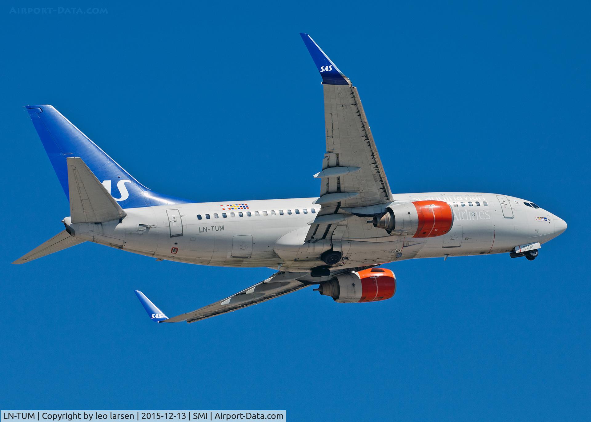 LN-TUM, 2002 Boeing 737-705 C/N 29098, Samos 13.9.2015
