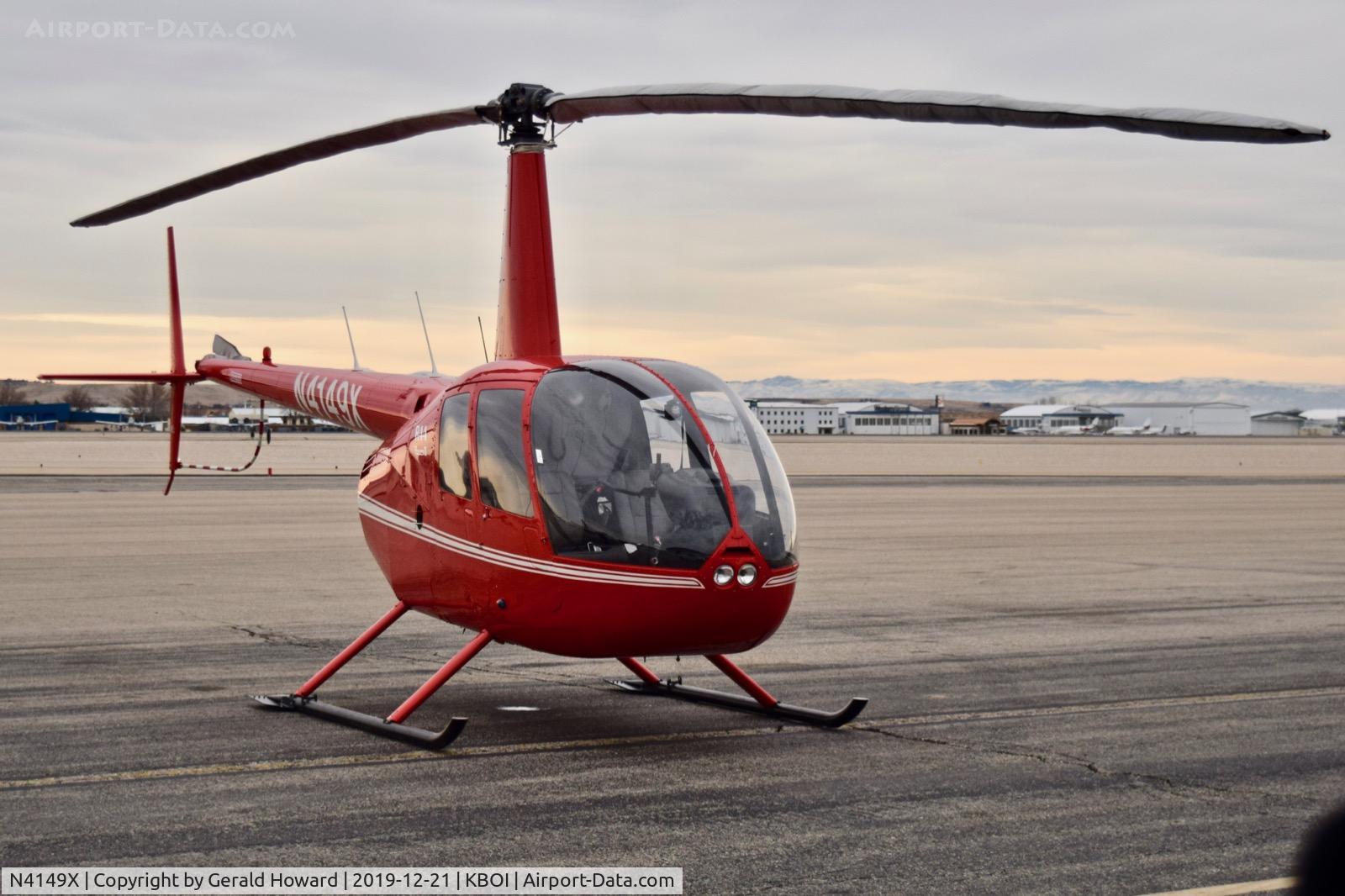 N4149X, 2008 Robinson R44 II C/N 12186, Parked on north GA ramp.