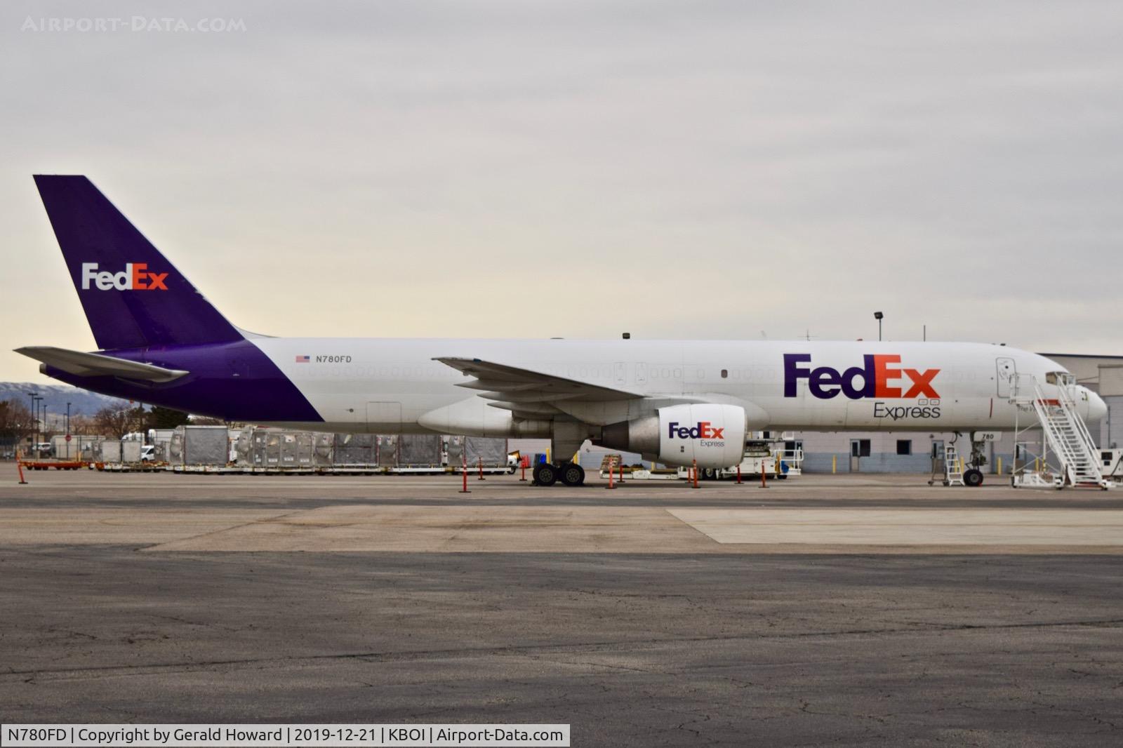 N780FD, 1991 Boeing 757-222(SF) C/N 25253, Parked on Fed Ex ramp.