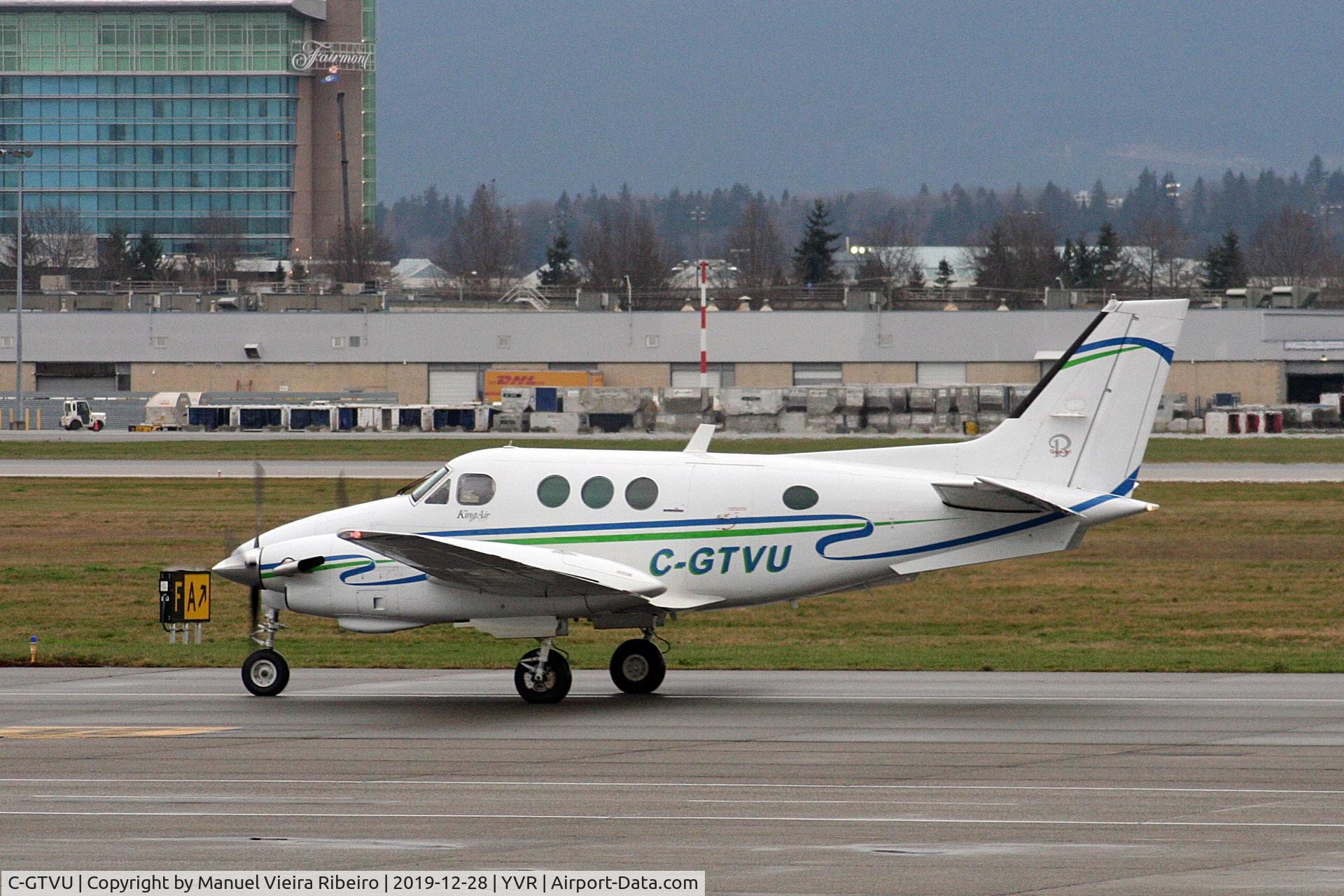 C-GTVU, 1978 Beech E90 King Air C/N LW-291, Arrival at YVR