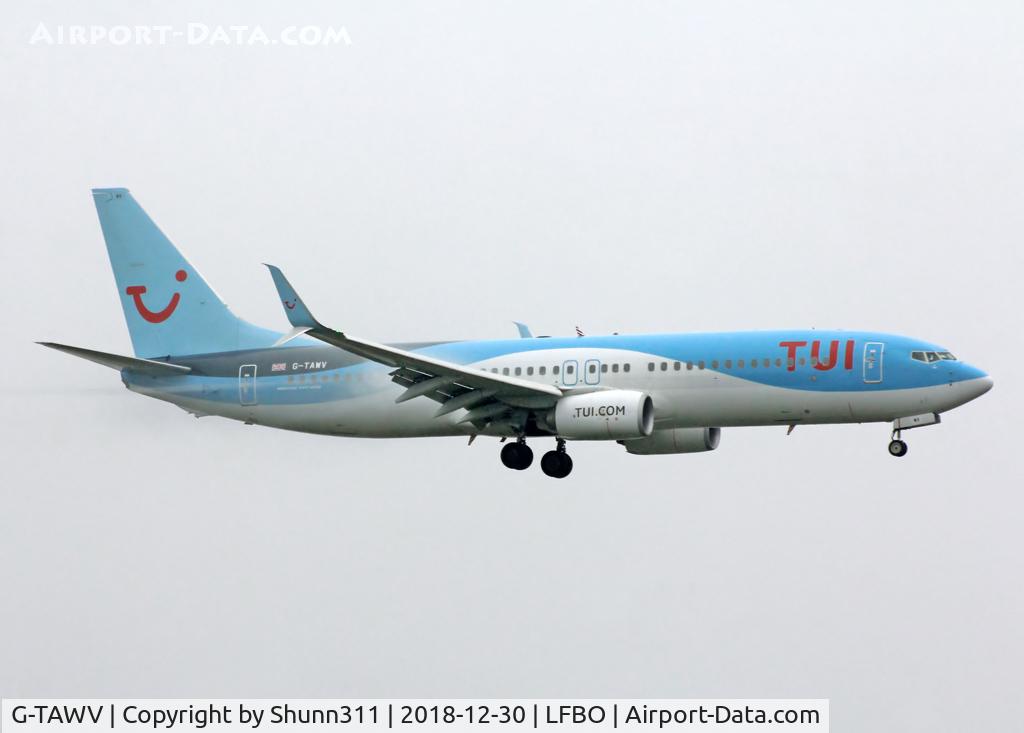G-TAWV, 2015 Boeing 737-8K5 C/N 41662, Landing rwy 32L