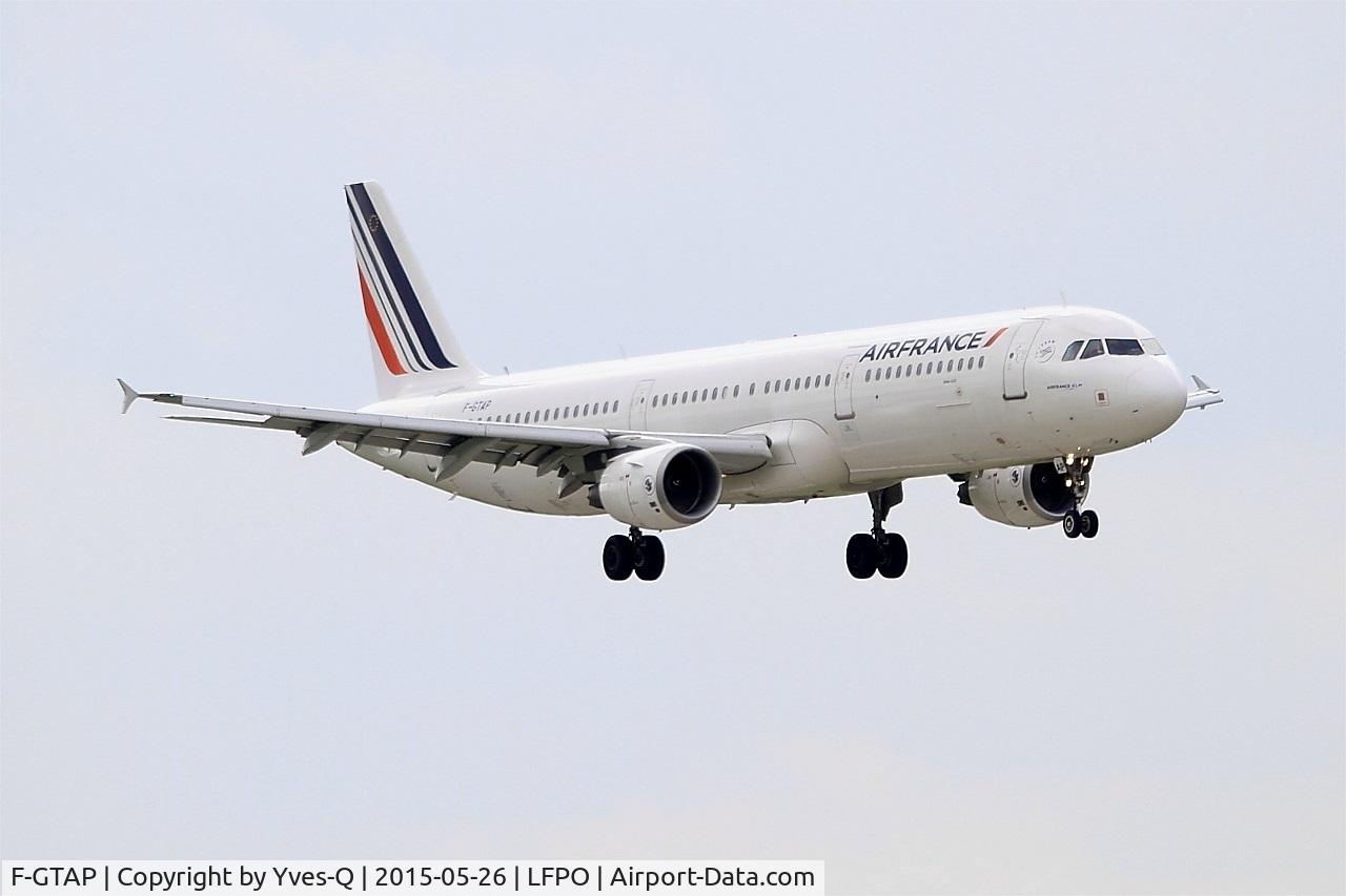 F-GTAP, 2008 Airbus A321-211 C/N 3372, Airbus A321-211, Short approach rwy 06, Paris-Orly airport (LFPO-ORY)