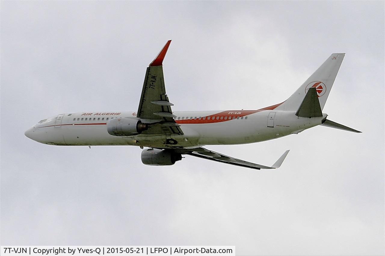 7T-VJN, 2001 Boeing 737-8D6 C/N 30206, Boeing 737-8D6, Take off rwy 24, Paris-Orly airport (LFPO-ORY)