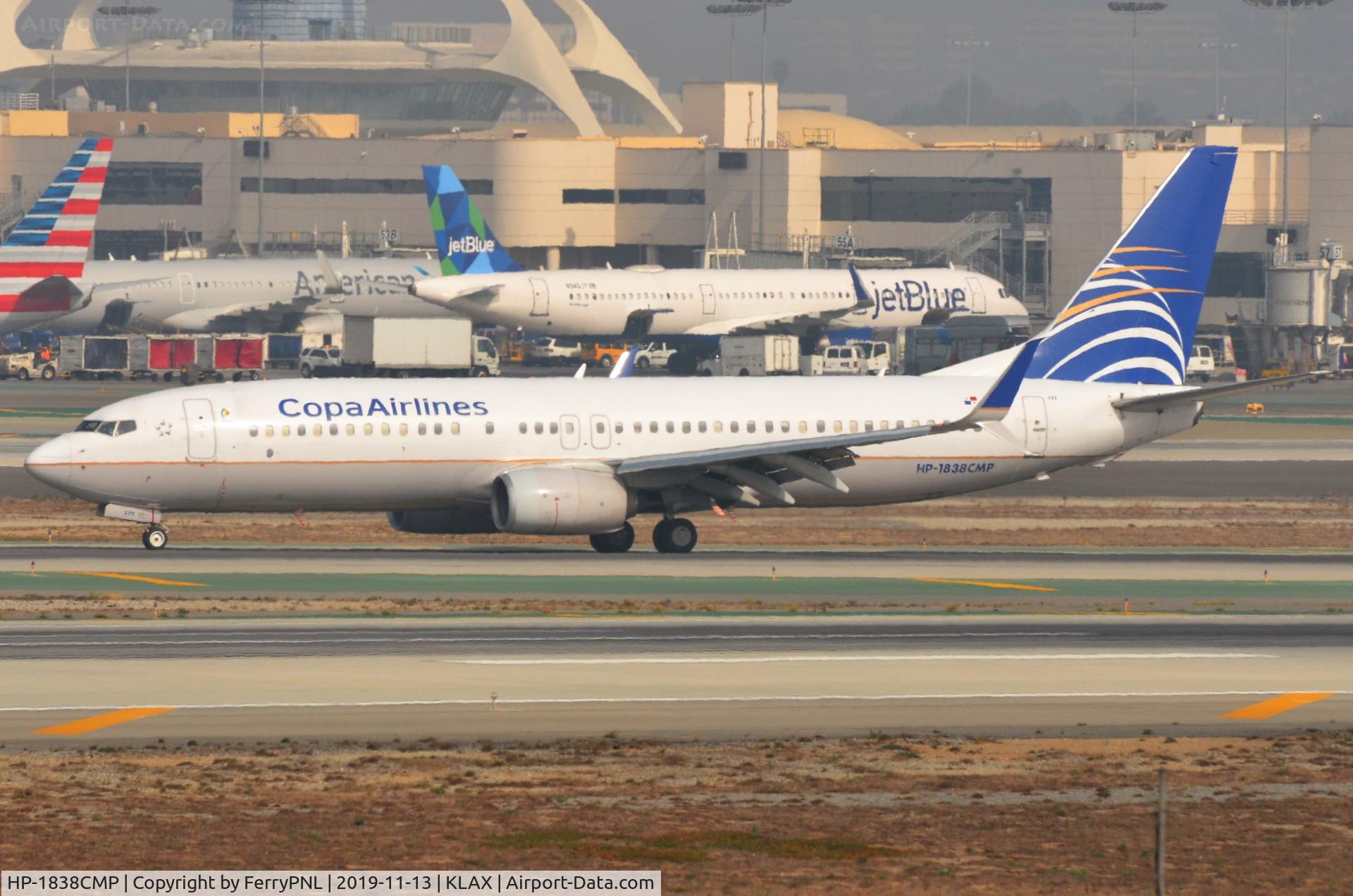 HP-1838CMP, 2014 Boeing 737-8V3 C/N 41445, Copa B738 arriving in LAX