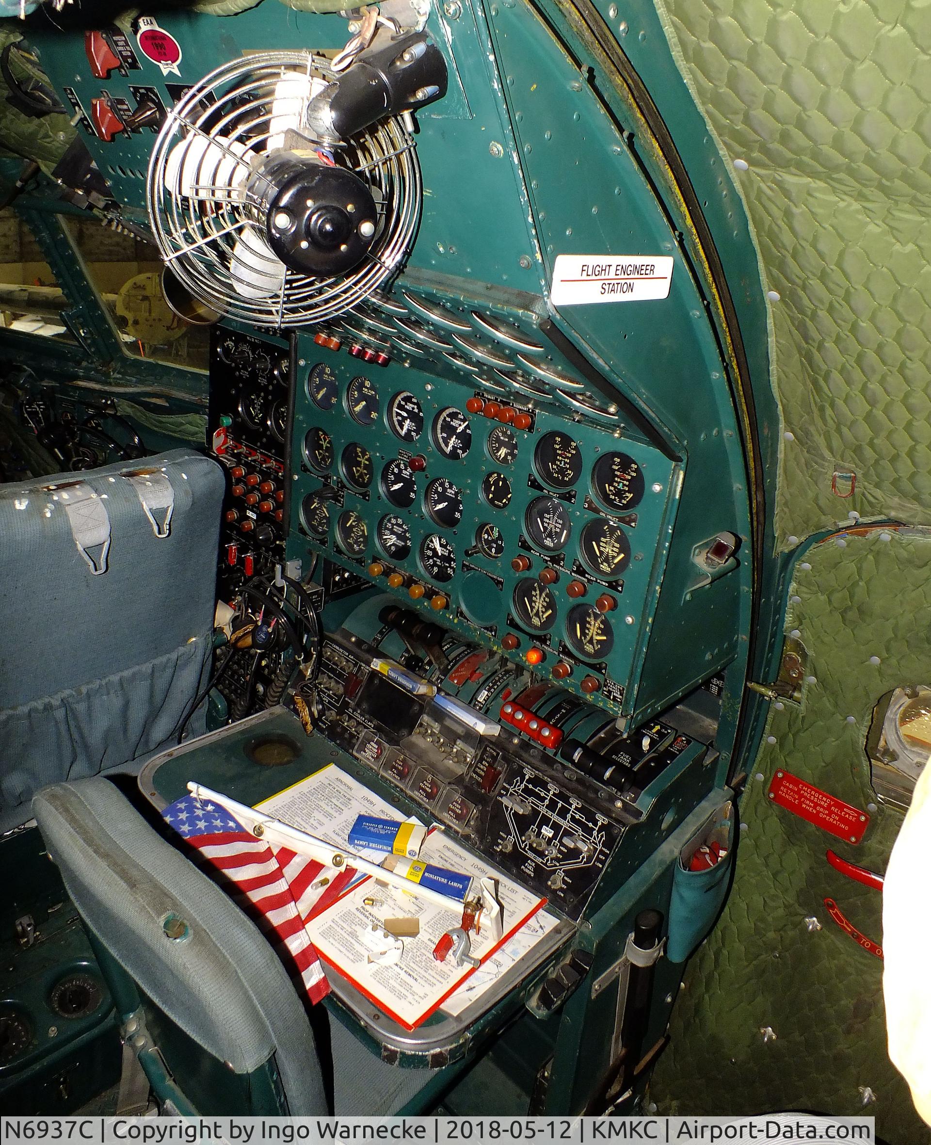 N6937C, 1957 Lockheed L-1049H-82 Super Constellation C/N 4830, Lockheed L-1049H Super Constellation at the Airline History Museum, Kansas City MO  #c