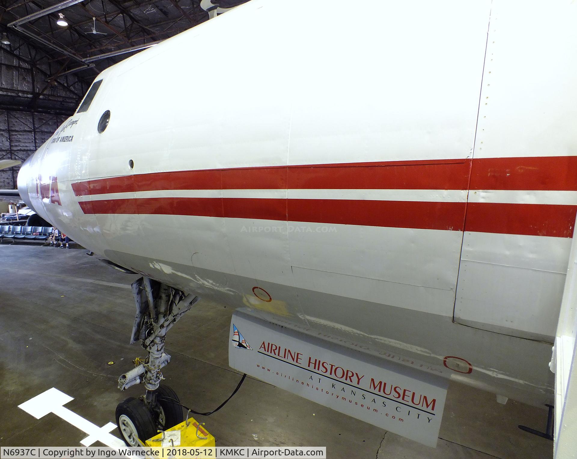 N6937C, 1957 Lockheed L-1049H-82 Super Constellation C/N 4830, Lockheed L-1049H Super Constellation at the Airline History Museum, Kansas City MO