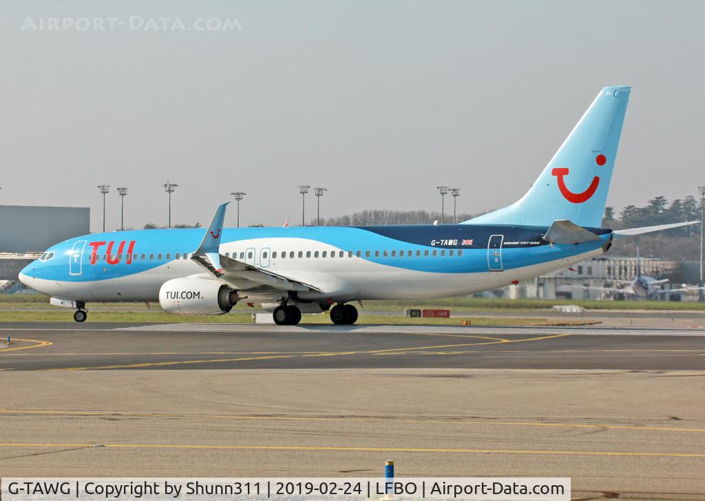 G-TAWG, 2012 Boeing 737-8K5 C/N 37266, Ready for take off from rwy 14L with TUI titles...