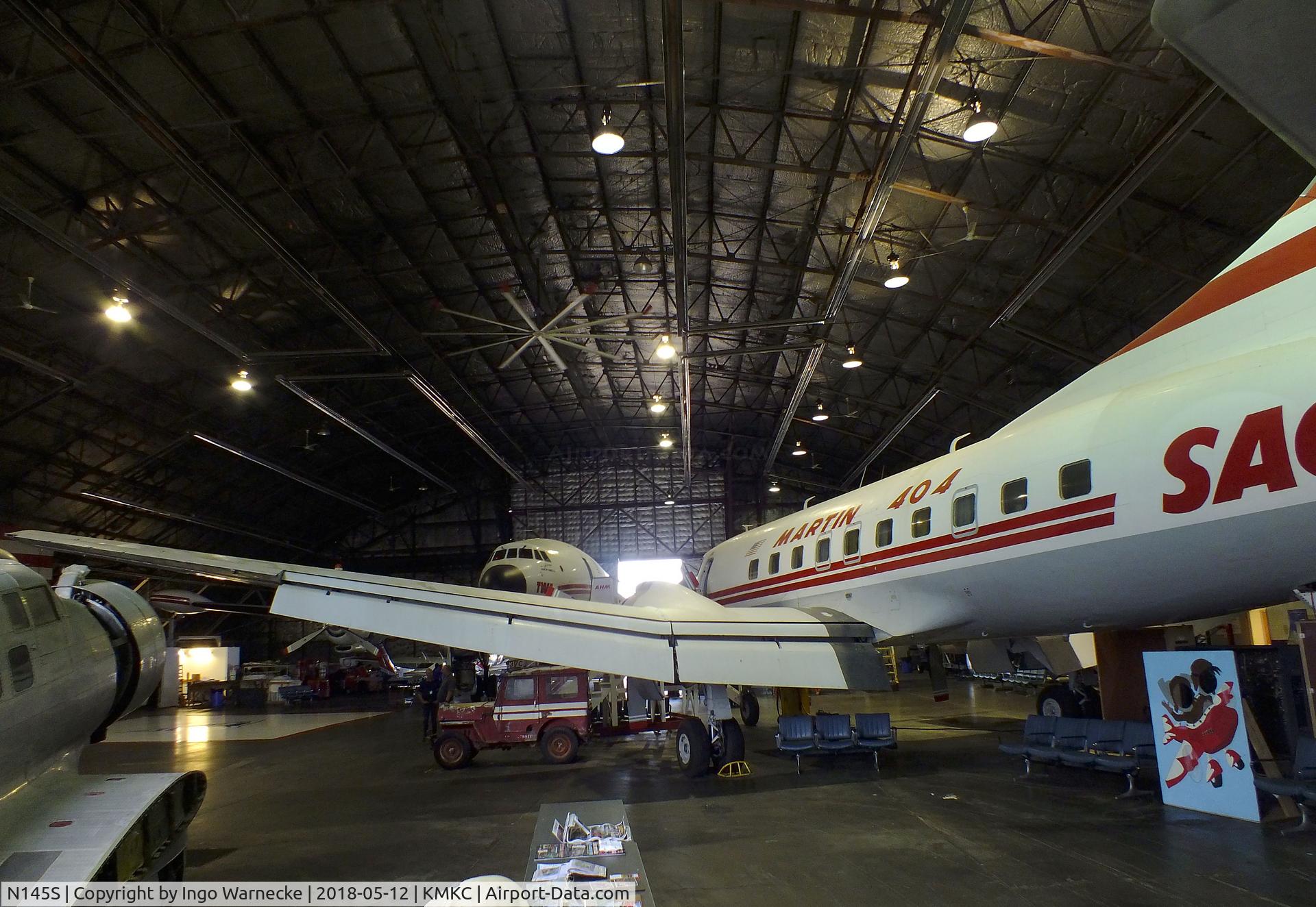 N145S, 1952 Martin 404 C/N 14142, Martin 404 at the Airline History Museum, Kansas City MO