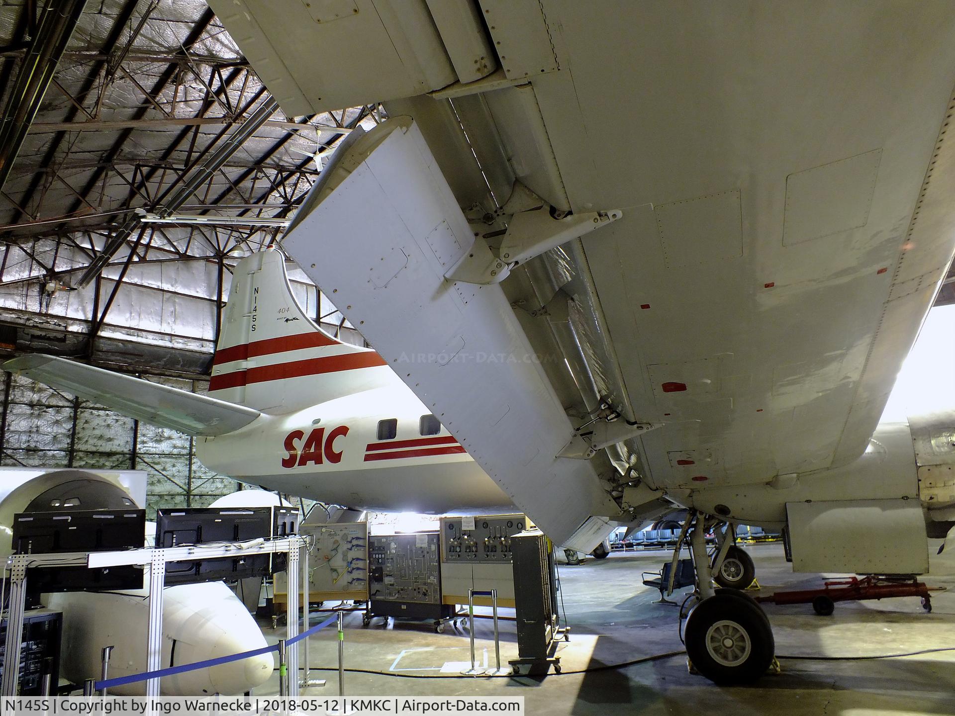 N145S, 1952 Martin 404 C/N 14142, Martin 404 at the Airline History Museum, Kansas City MO