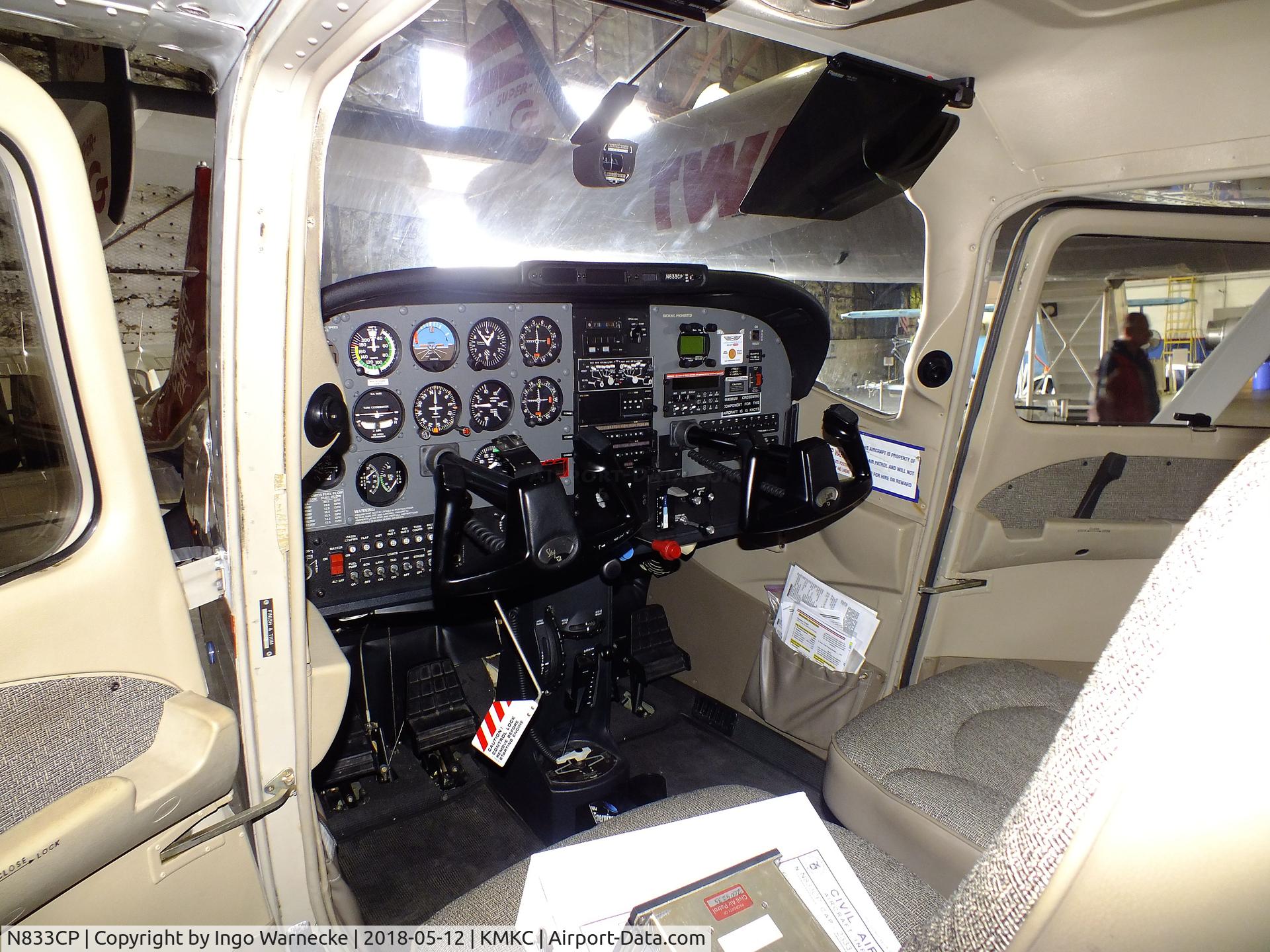 N833CP, 2004 Cessna 182T Skylane C/N 18281302, Cessna 182T Skylane of the CAP (Civil Air Patrol) in the hangar of the Airline History Museum, Kansas City MO  #c