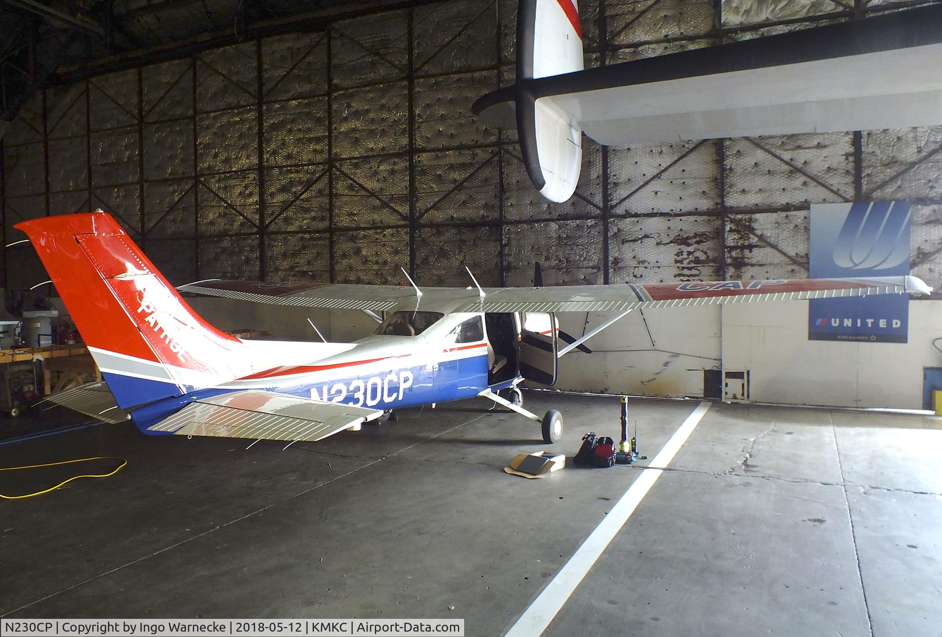 N230CP, 2012 Cessna 182T Skylane C/N 18282347, Cessna 182T Skylane of the CAP (Civil Air Patrol) in the hangar of the Airline History Museum, Kansas City MO