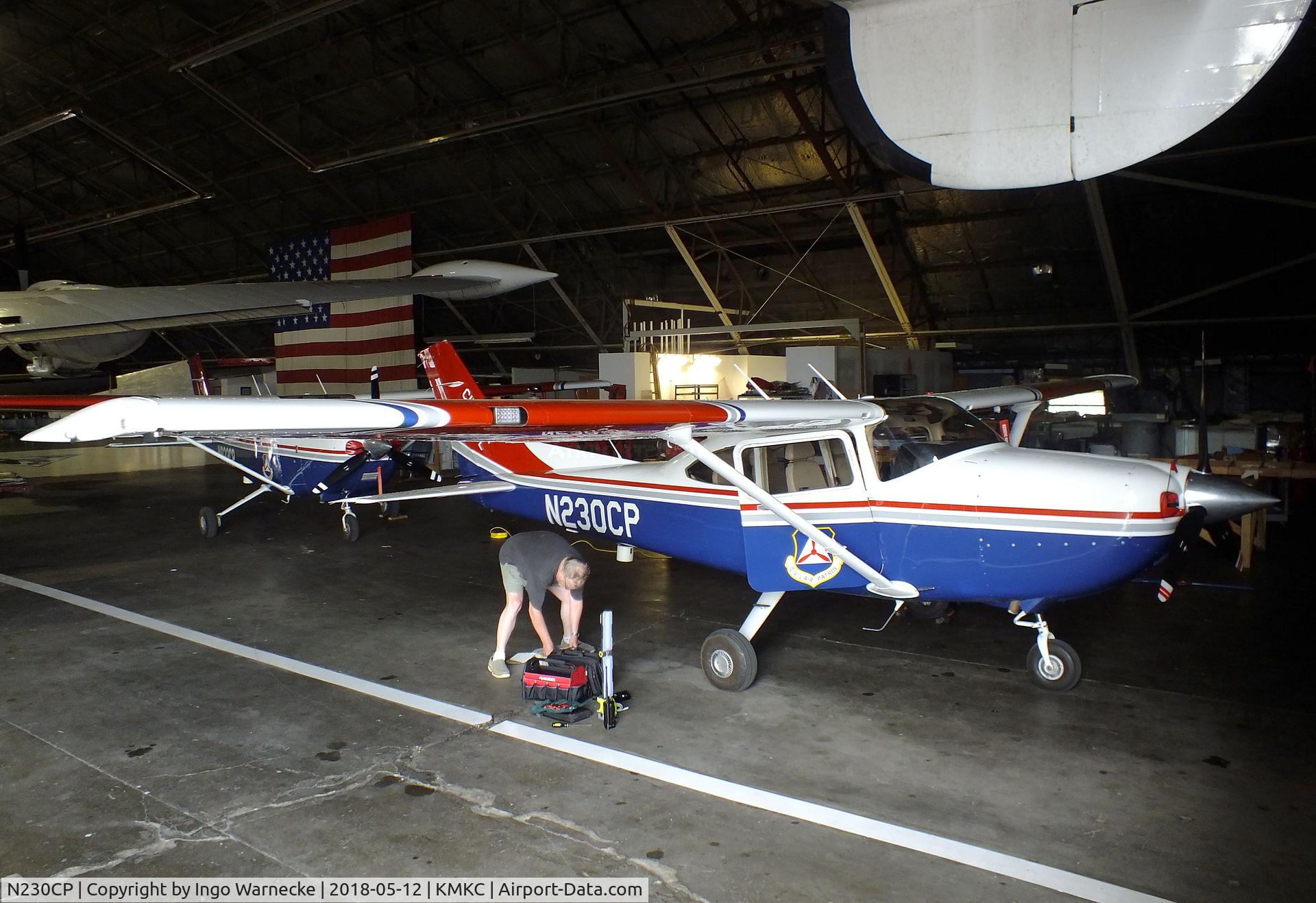 N230CP, 2012 Cessna 182T Skylane C/N 18282347, Cessna 182T Skylane of the CAP (Civil Air Patrol) in the hangar of the Airline History Museum, Kansas City MO