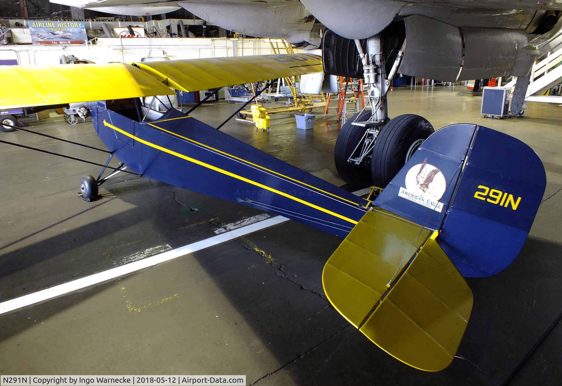 N291N, 1930 American Eagle Eaglet 230 C/N 1004, American Eagle Eaglet 230 at the Airline History Museum, Kansas City MO