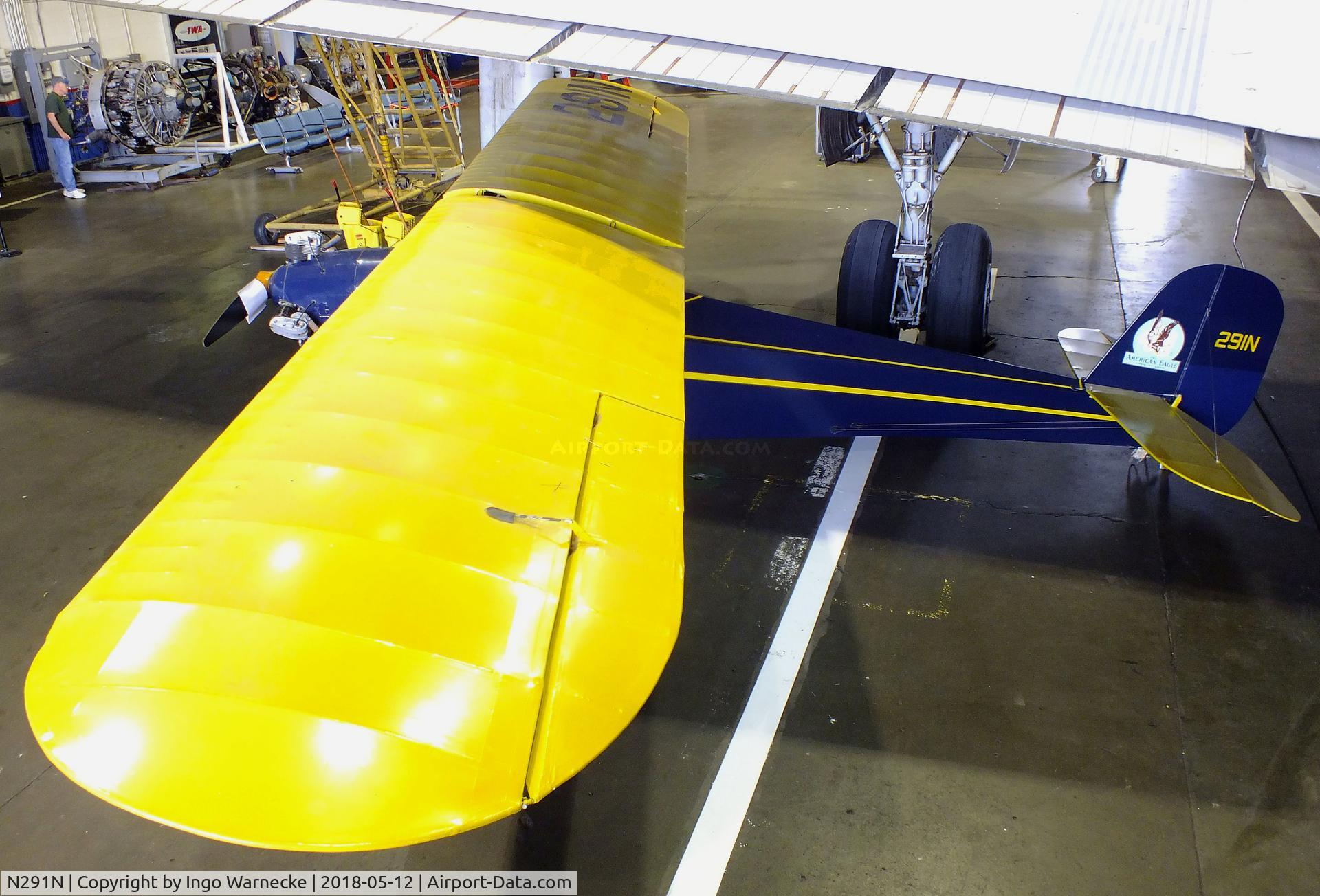 N291N, 1930 American Eagle Eaglet 230 C/N 1004, American Eagle Eaglet 230 at the Airline History Museum, Kansas City MO