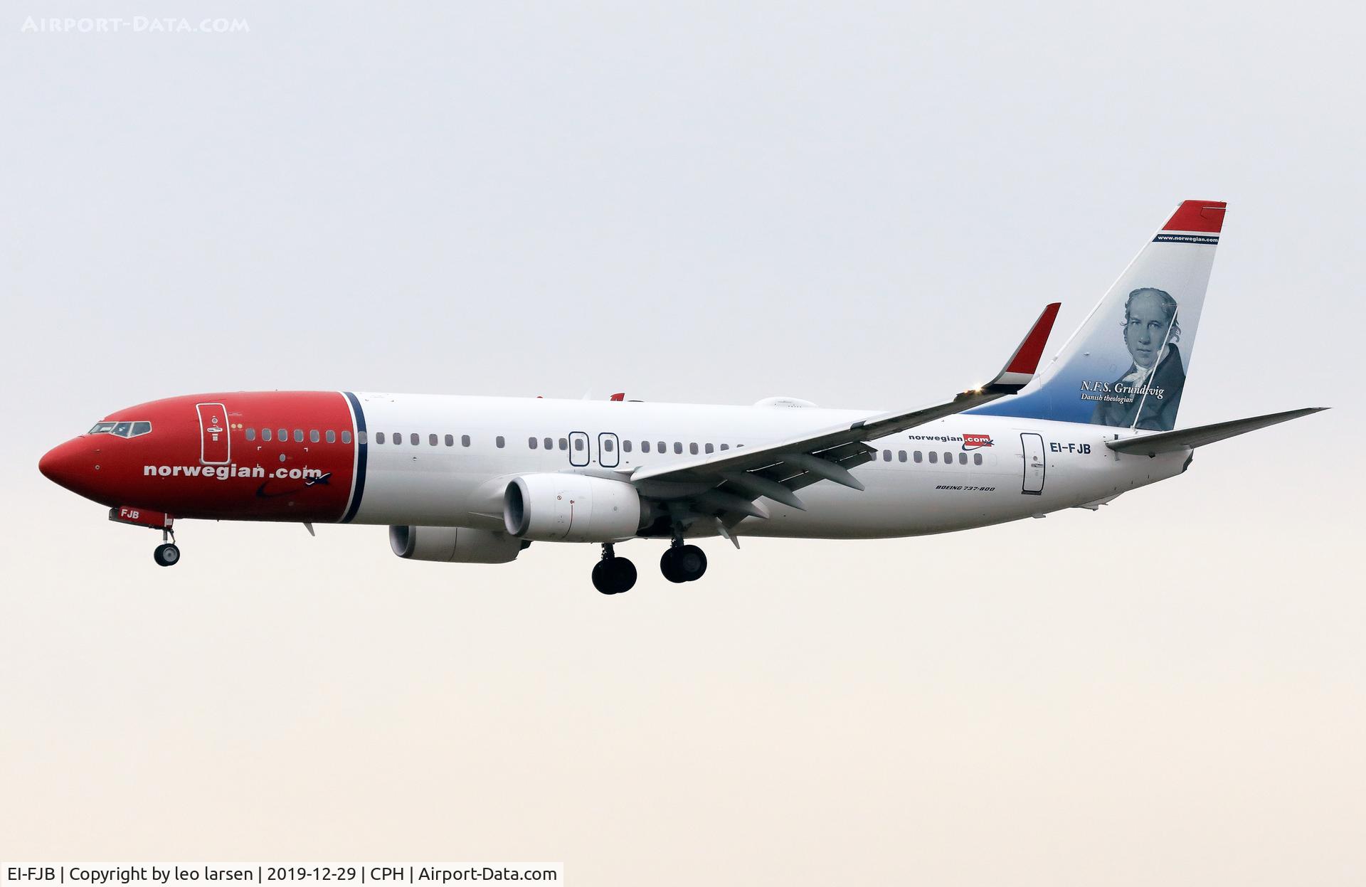 EI-FJB, 2015 Boeing 737-8JP C/N 42081, Copenhagen 29.12.2019 L/D R-22L