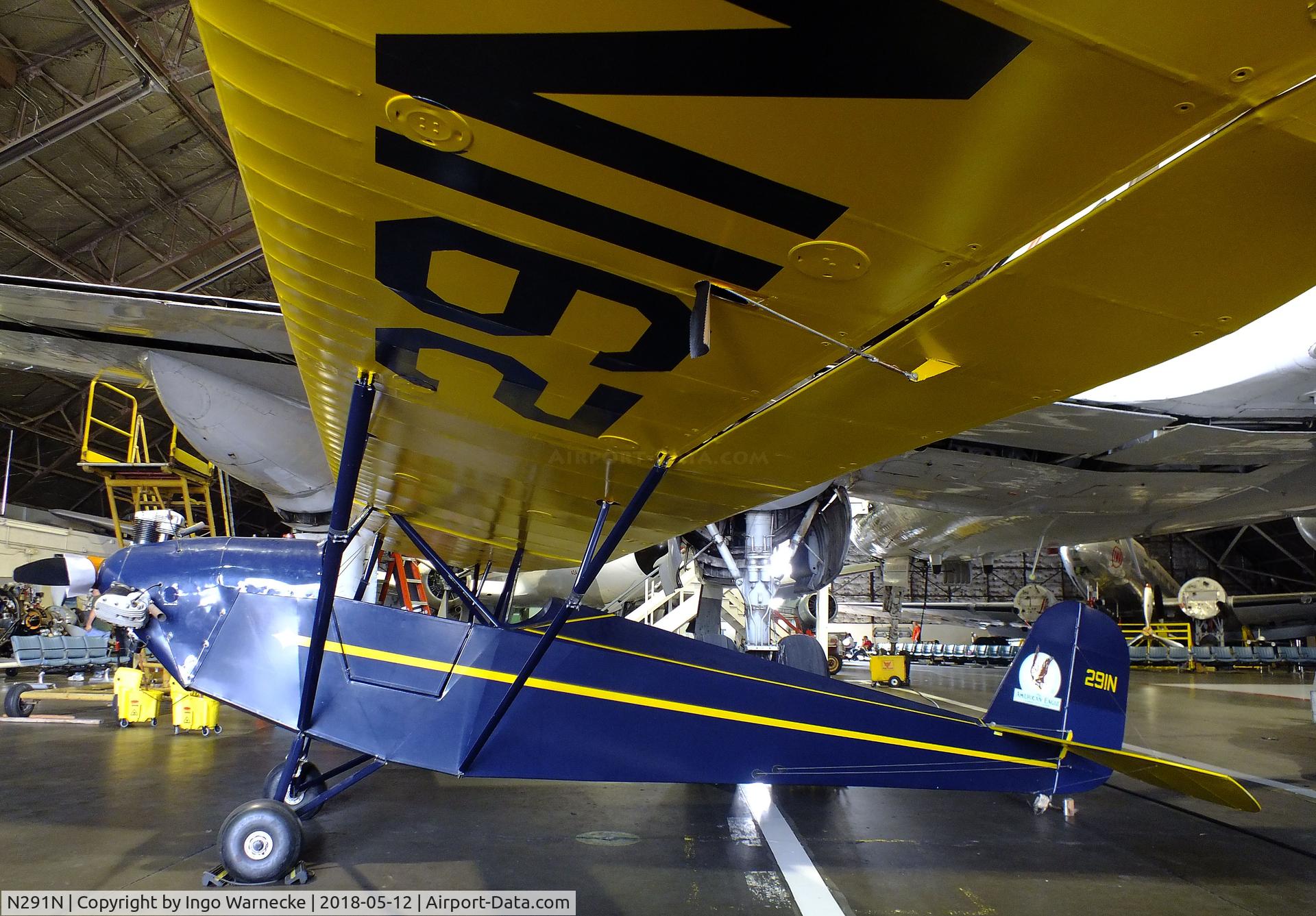 N291N, 1930 American Eagle Eaglet 230 C/N 1004, American Eagle Eaglet 230 at the Airline History Museum, Kansas City MO