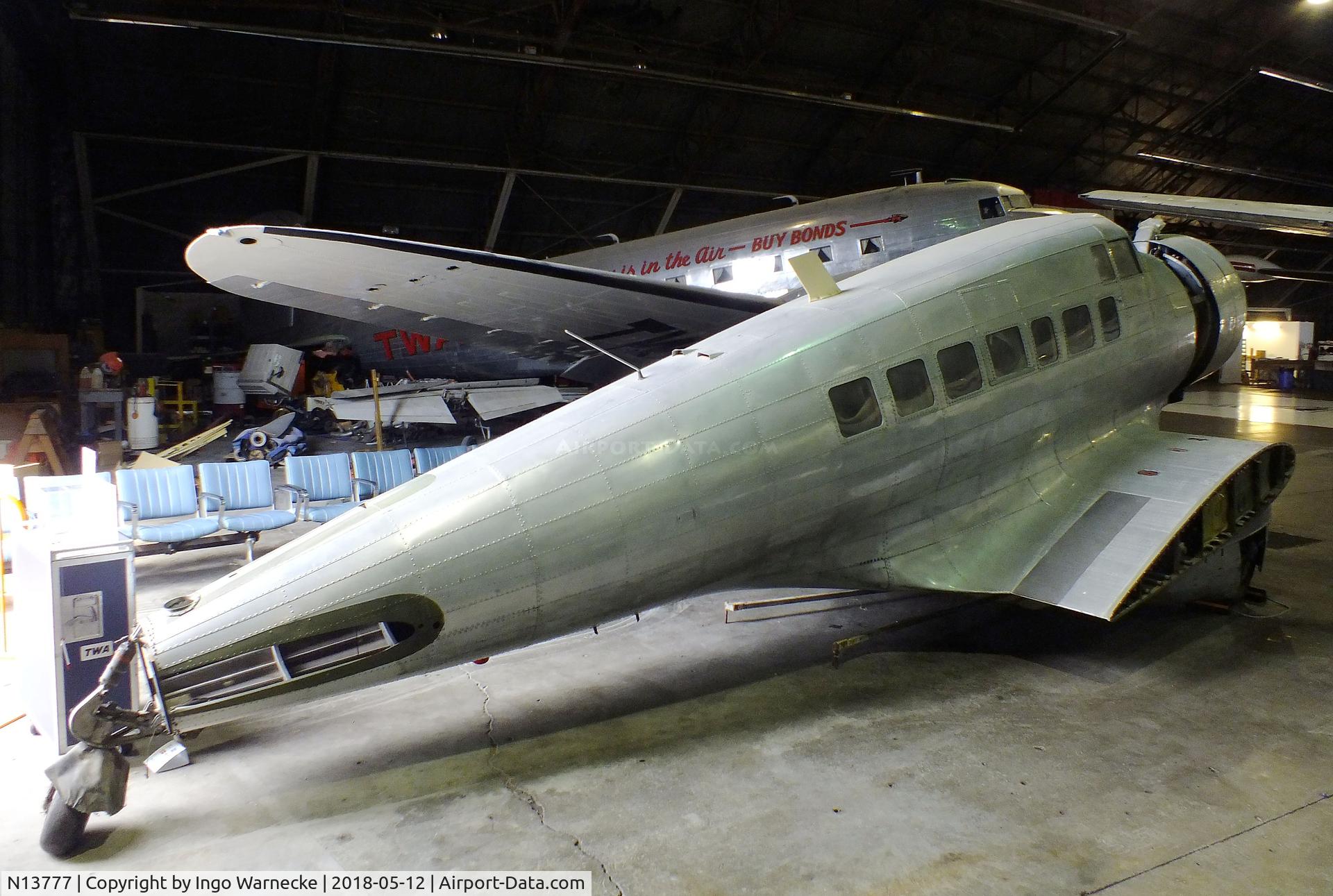 N13777, 1934 Northrop Delta 1D C/N 28, Northrop Delta 1D, awaiting restoration at the Airline History Museum, Kansas City MO