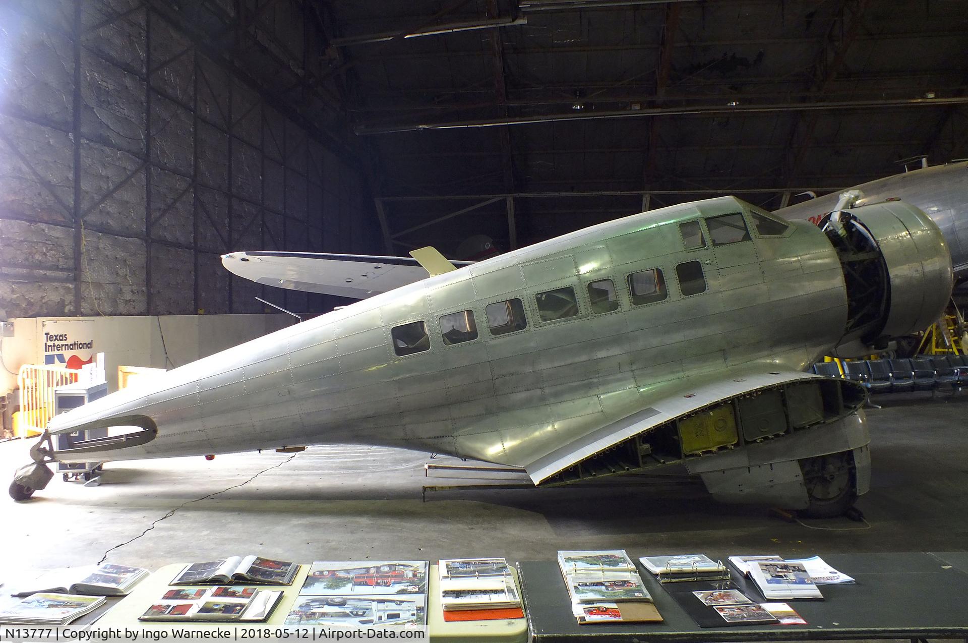 N13777, 1934 Northrop Delta 1D C/N 28, Northrop Delta 1D, awaiting restoration at the Airline History Museum, Kansas City MO