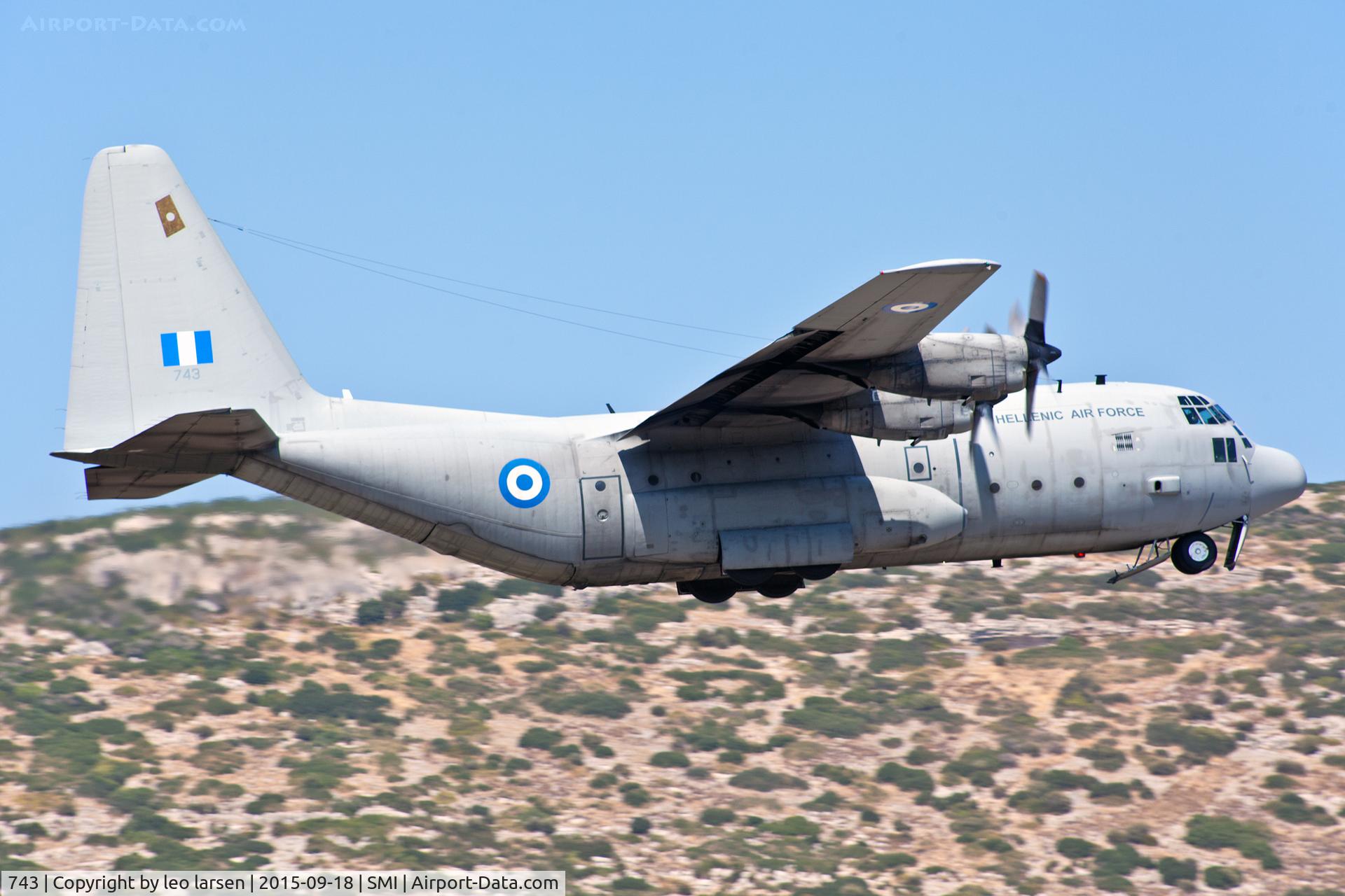 743, Lockheed C-130H Hercules C/N 382-4665, Samos 18.9.2015