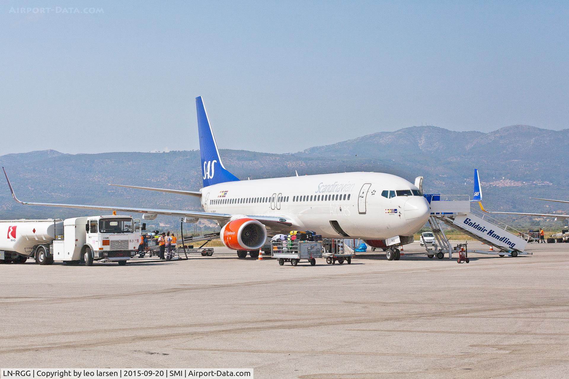 LN-RGG, 2013 Boeing 737-86N C/N 38039, Samos 20.9.2015