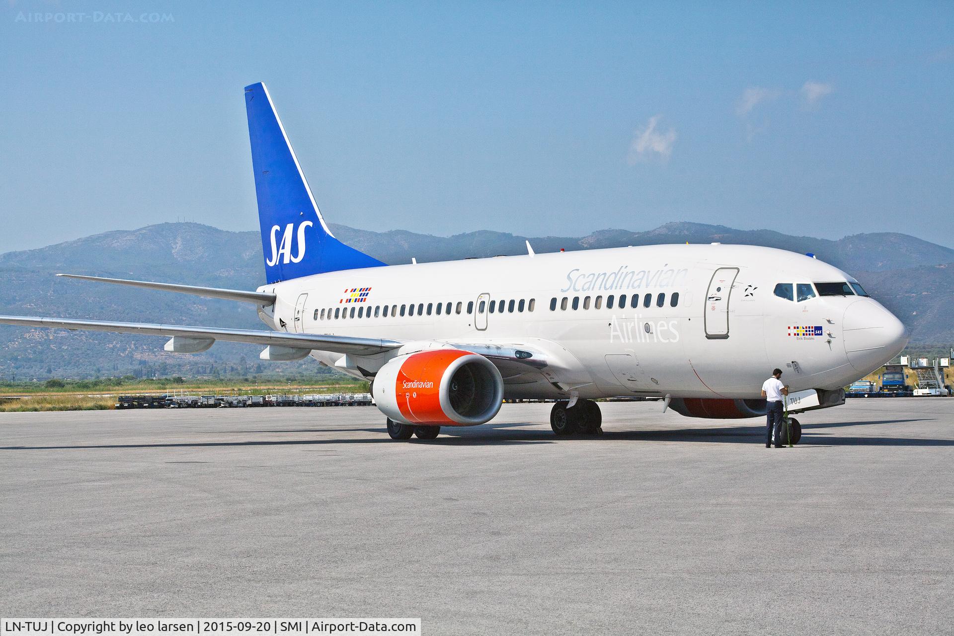 LN-TUJ, 2001 Boeing 737-705 C/N 29095, Samos 20.9.2015