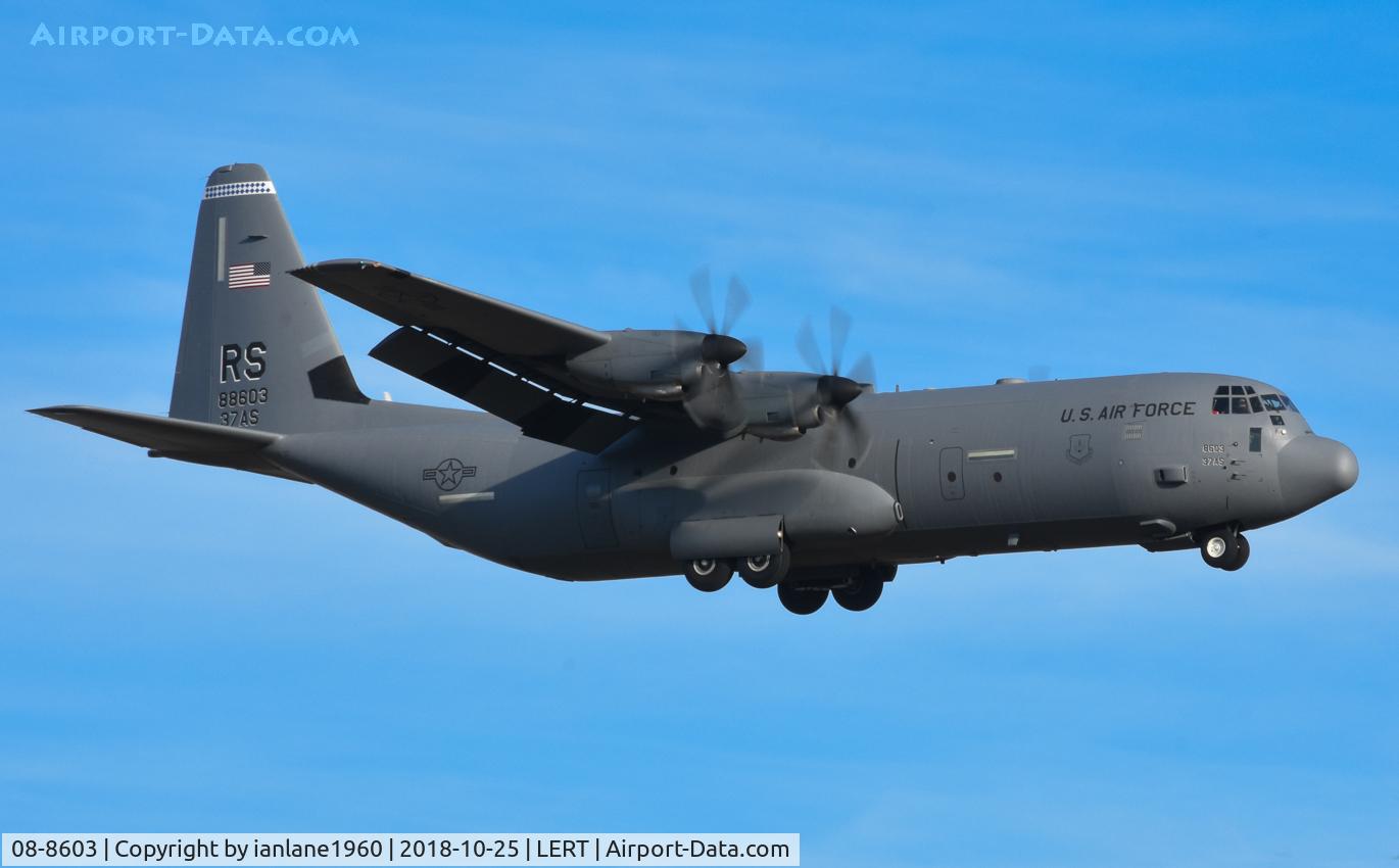 08-8603, 2009 Lockheed Martin C-130J-30 Super Hercules C/N 382-5613, At Rota