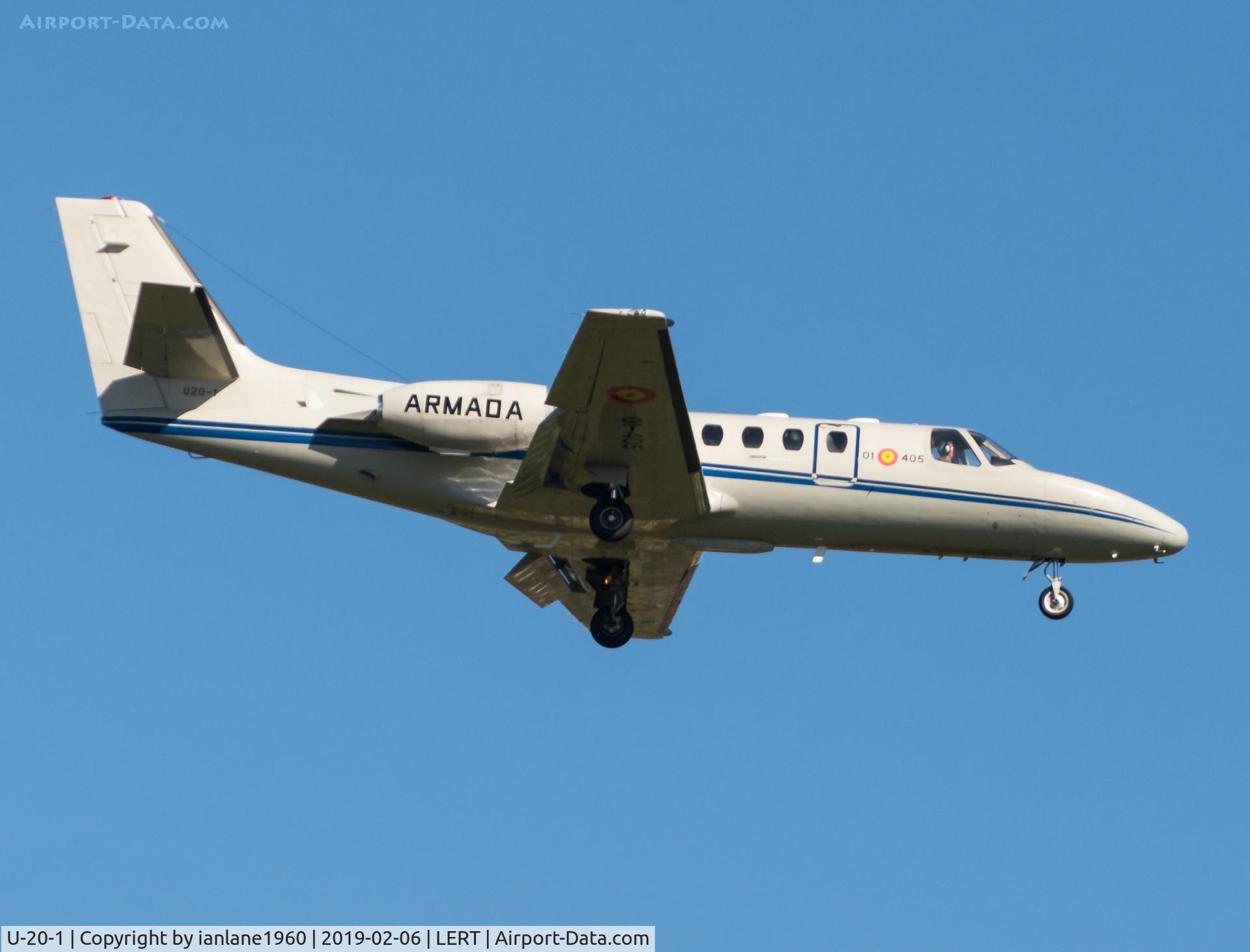 U20-1, 1982 Cessna 550 Citation II C/N 550-0425, Spanish Navy at Rota