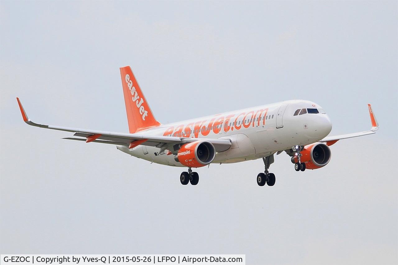 G-EZOC, 2015 Airbus A320-214 C/N 6485, Airbus A320-214, Short approach Rwy 06, Paris-Orly Airport (LFPO-ORY)