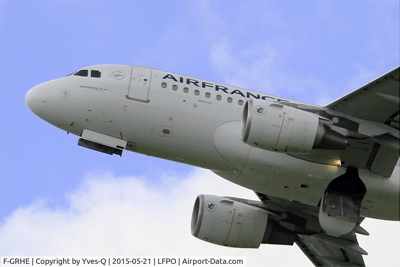 F-GRHE, 1999 Airbus A319-111 C/N 1020, Airbus A319-111, Take off rwy 24, Paris-Orly airport (LFPO-ORY)
