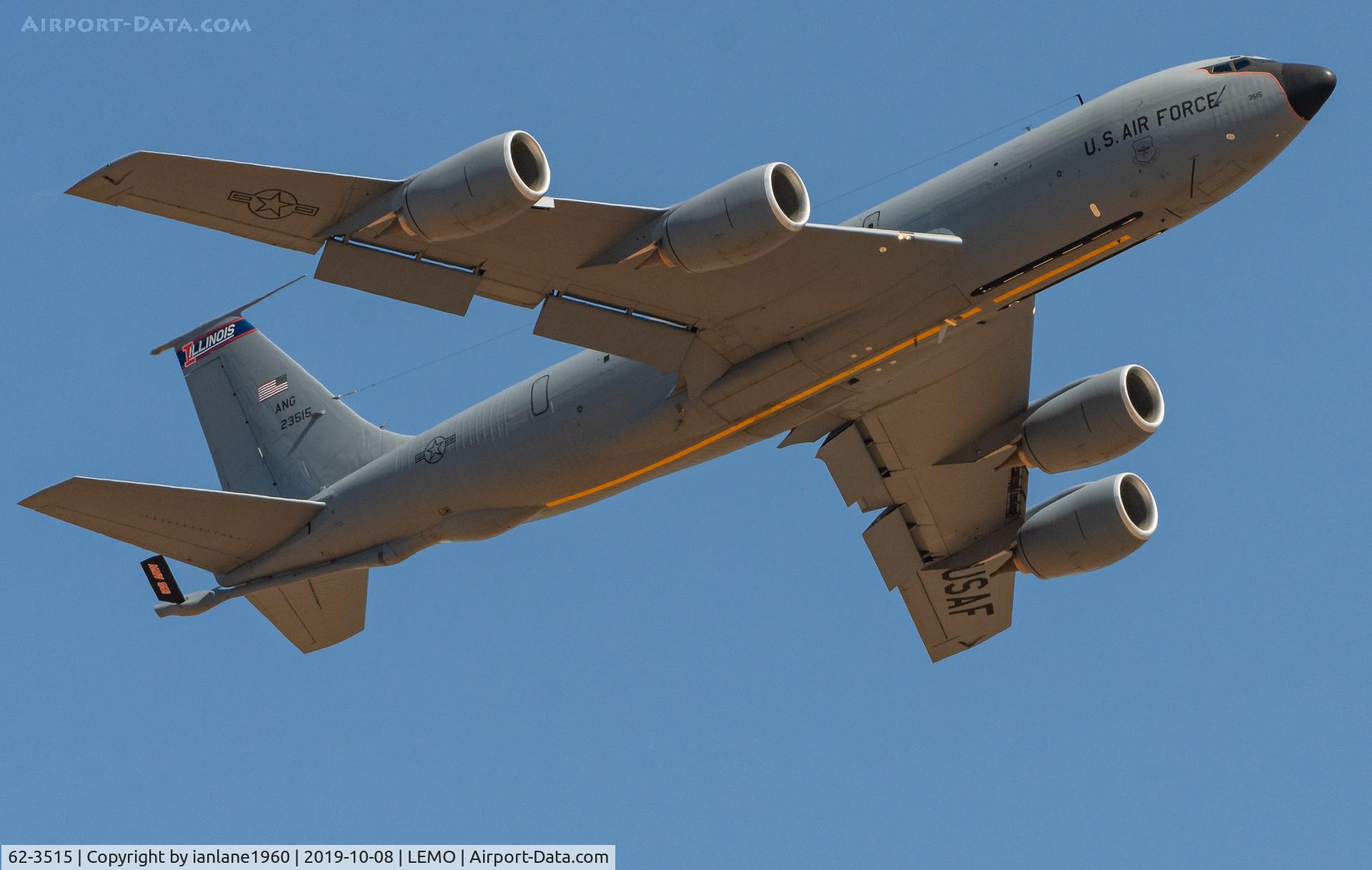 62-3515, 1962 Boeing KC-135R Stratotanker C/N 18498, At Moron Air Base, Spain