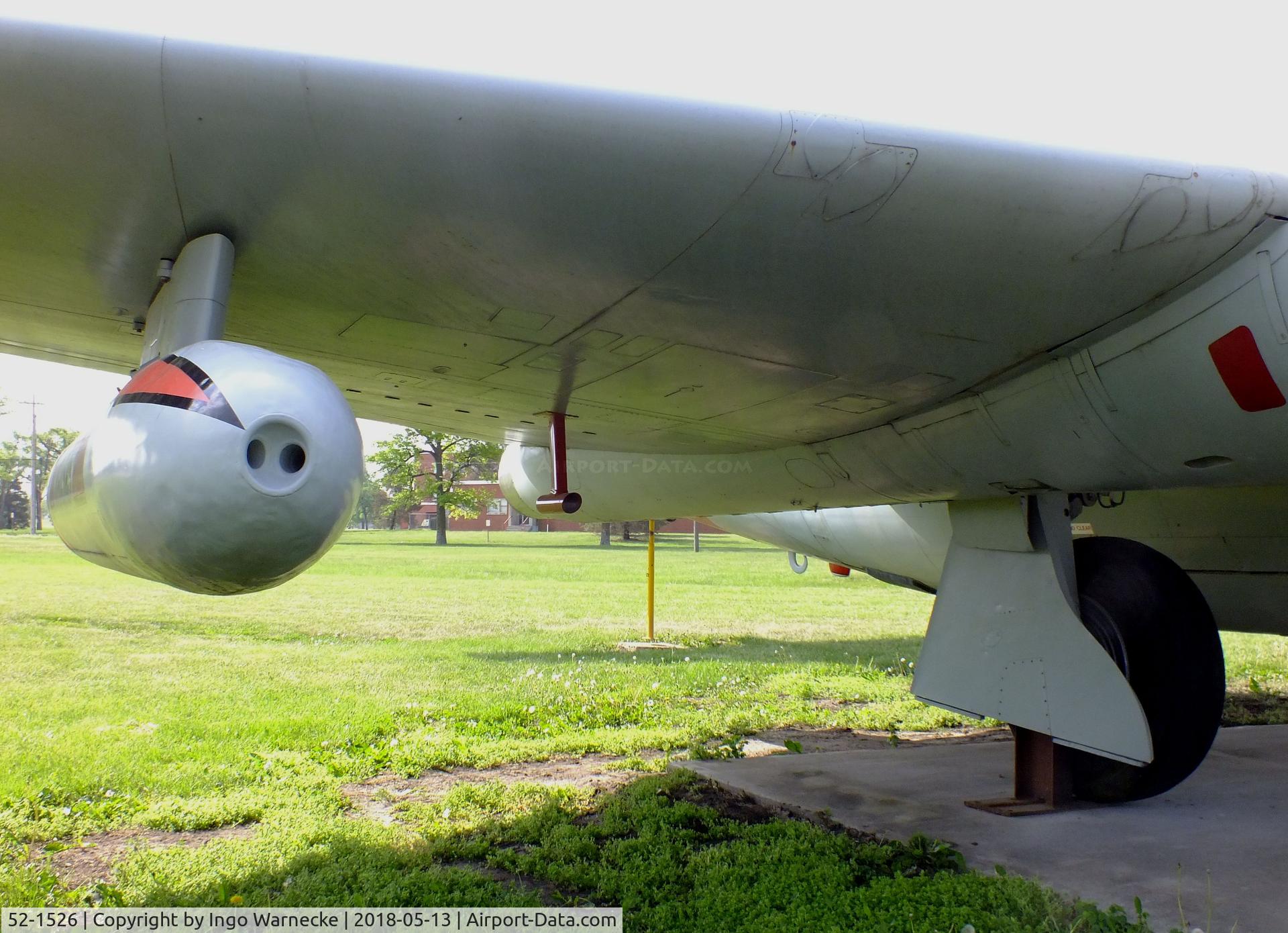 52-1526, 1952 Martin EB-57B Canberra C/N 109, Martin EB-57B Canberra at the Museum of the Kansas National Guard, Topeka KS