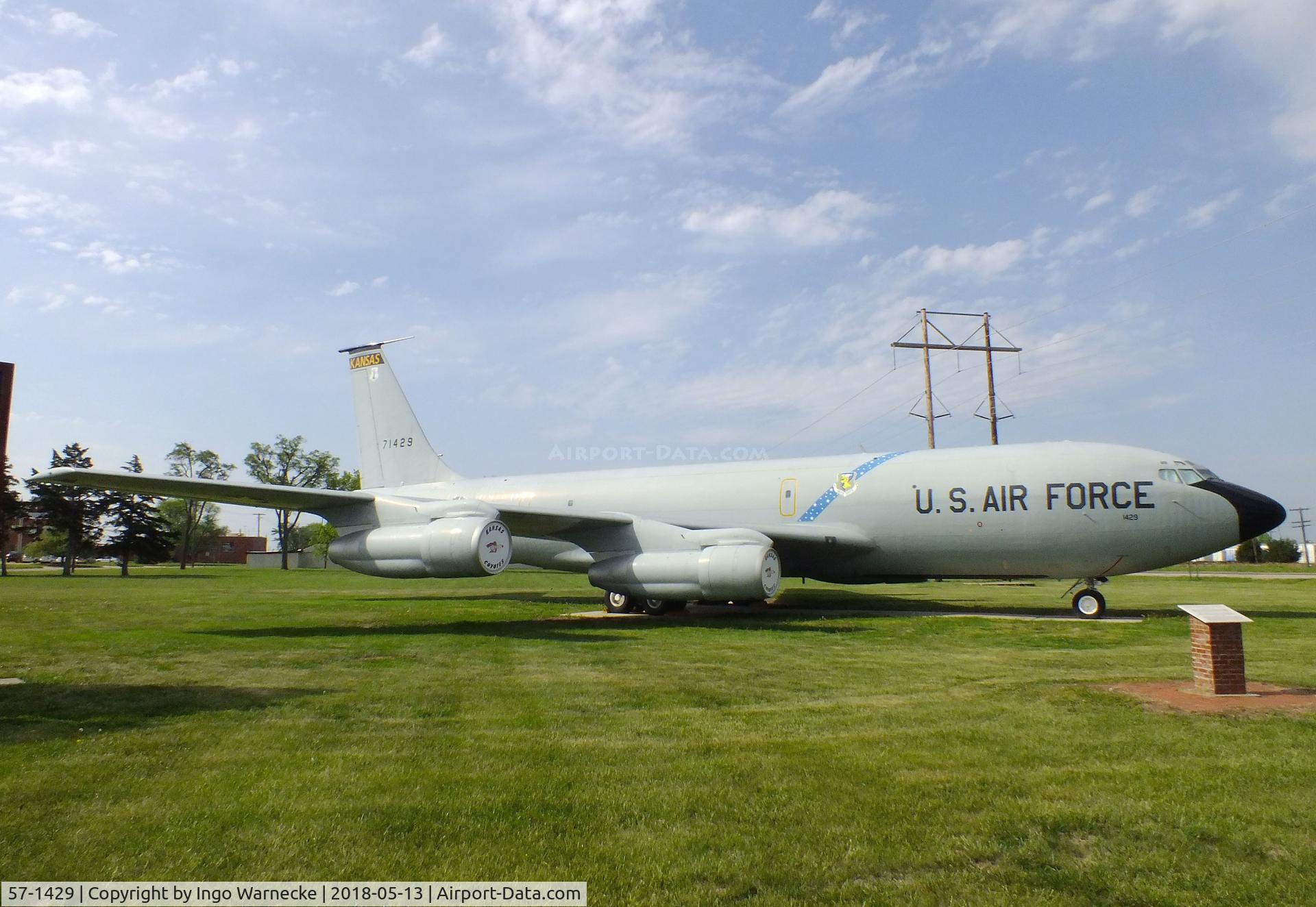 57-1429, 1957 Boeing KC-135E Stratotanker C/N 17500, Boeing KC-135E Stratotanker at the Museum of the Kansas National Guard, Topeka KS