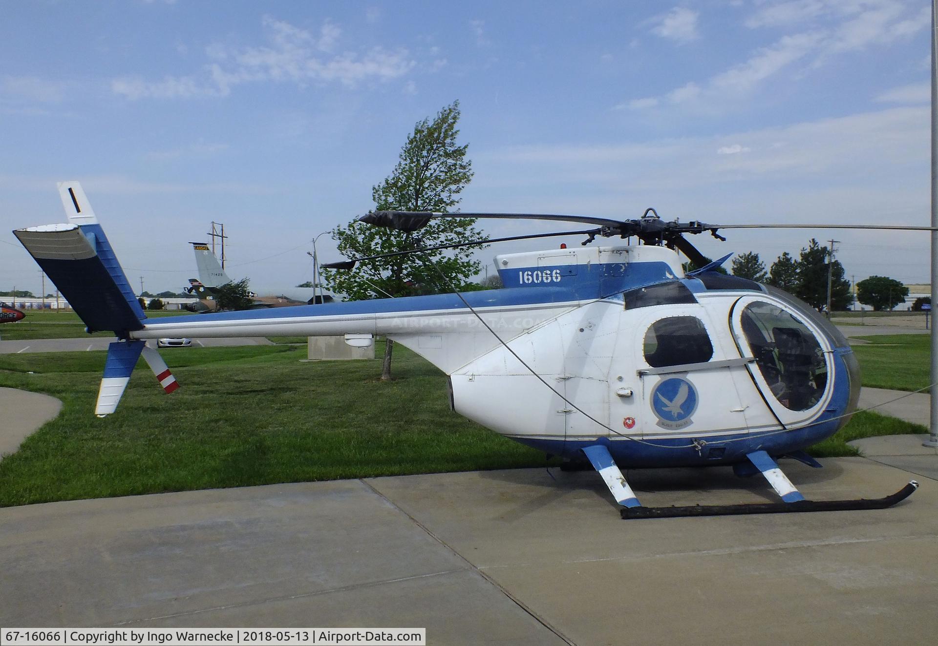 67-16066, 1967 Hughes OH-6A Cayuse C/N 0451, Hughes OH-6A Cayuse at the Museum of the Kansas National Guard, Topeka KS