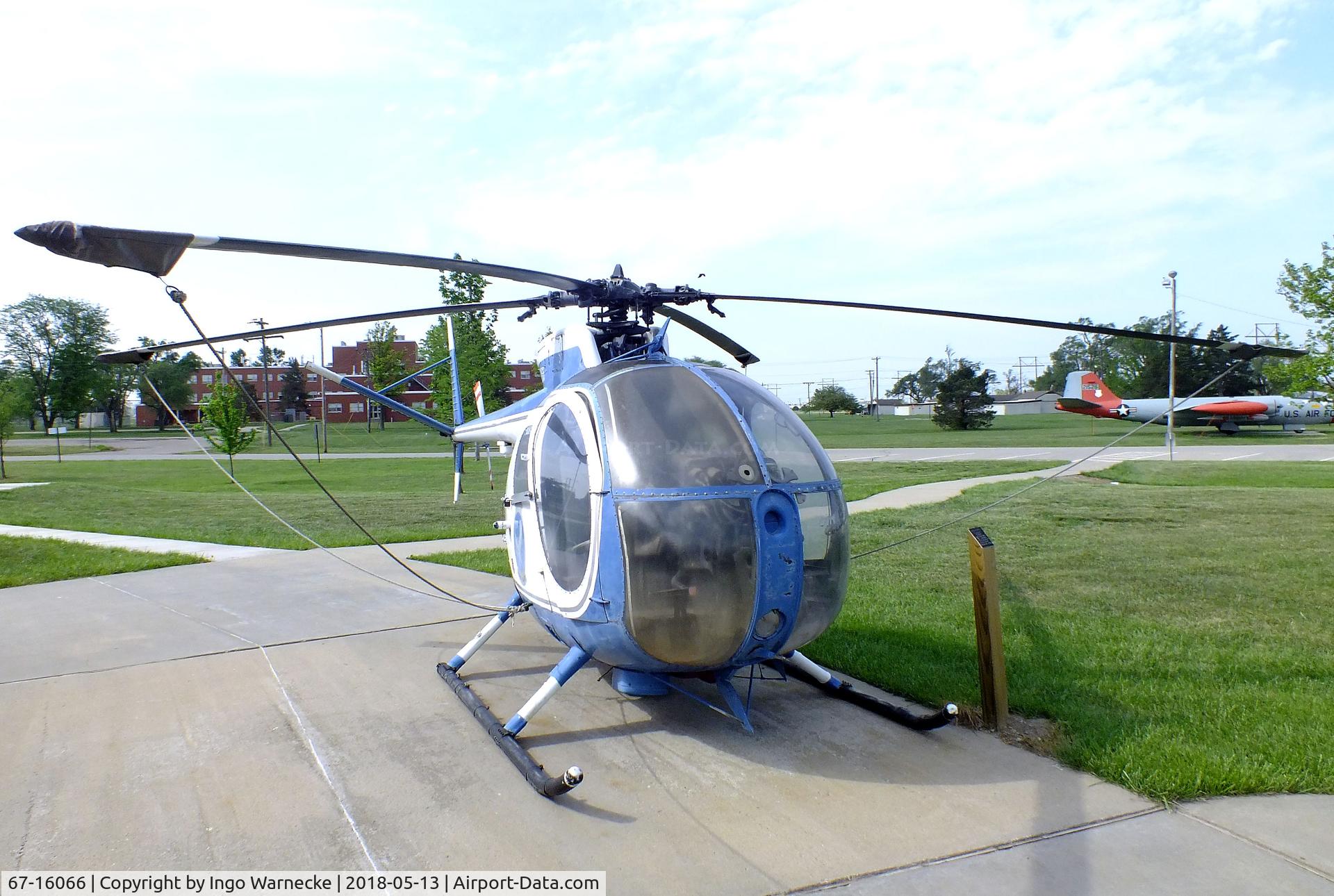 67-16066, 1967 Hughes OH-6A Cayuse C/N 0451, Hughes OH-6A Cayuse at the Museum of the Kansas National Guard, Topeka KS