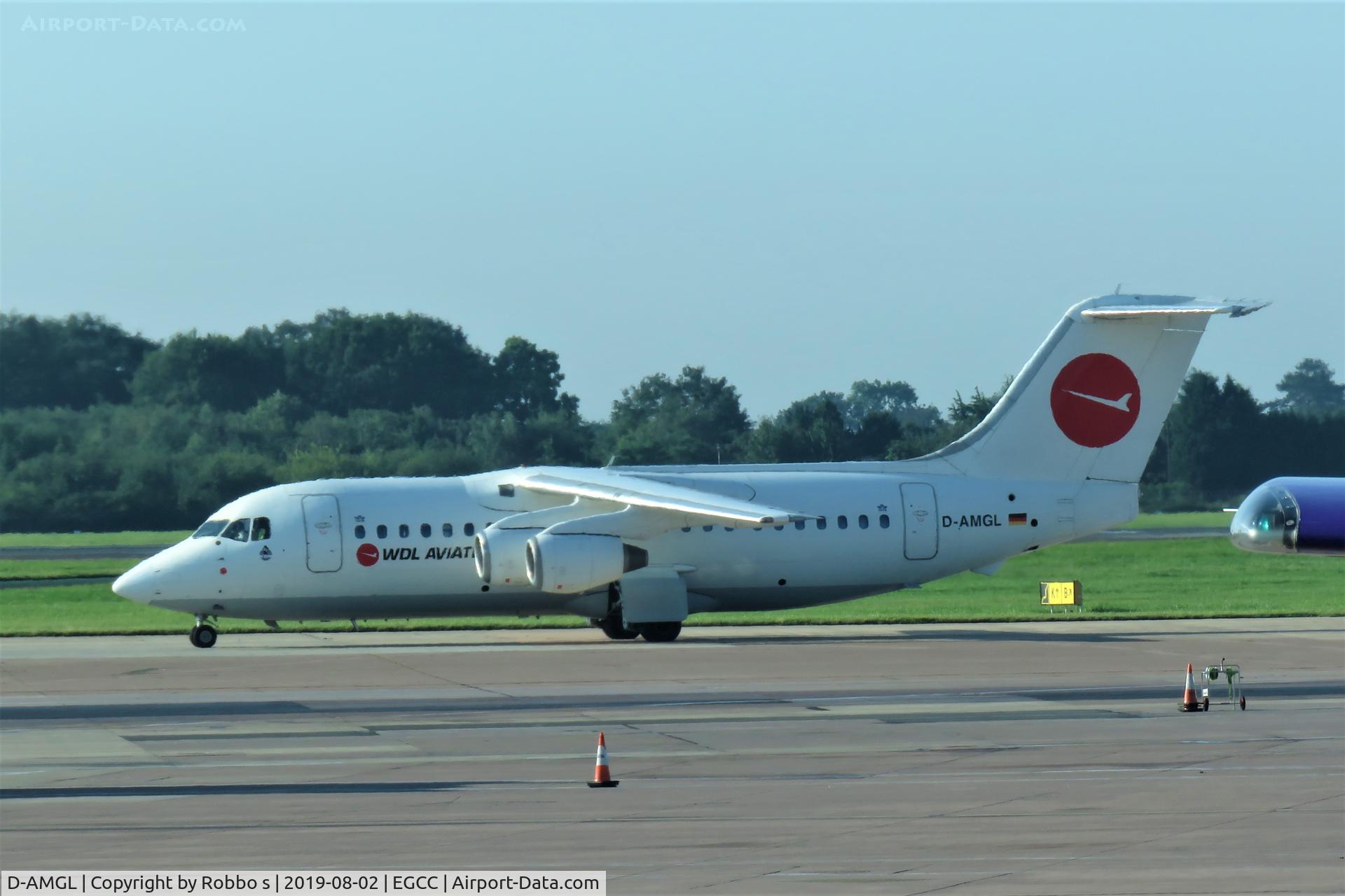 D-AMGL, 1986 British Aerospace BAe.146-200 C/N E2055, D-AMGL Bae 146/200 of WDL operating for Flybe.com