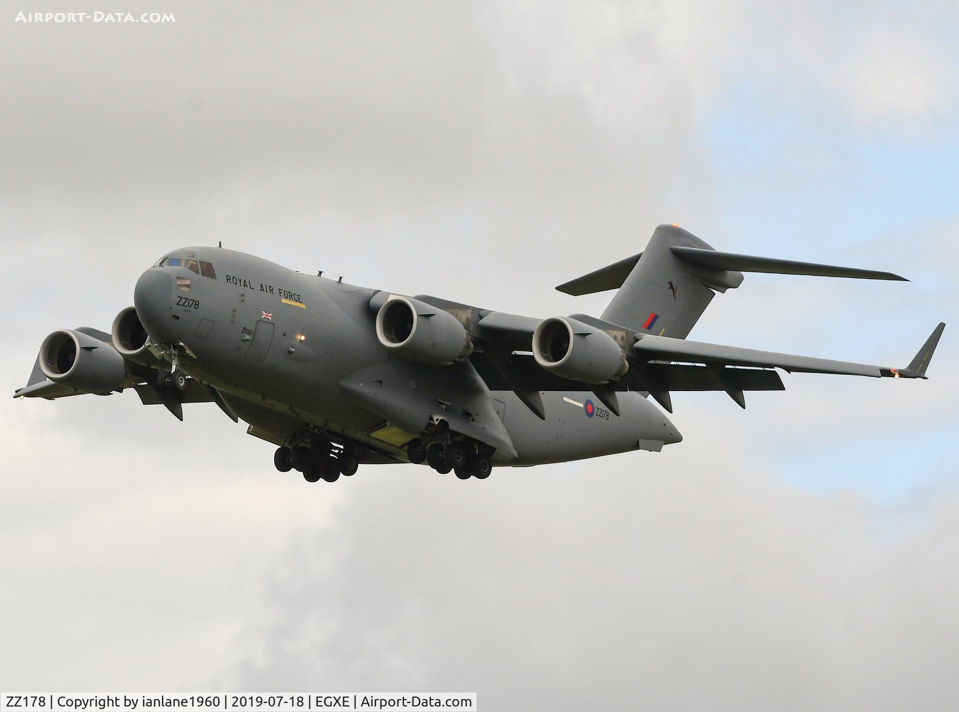 ZZ178, 2012 Boeing C-17A Globemaster III C/N F-245, At RAF Leeming