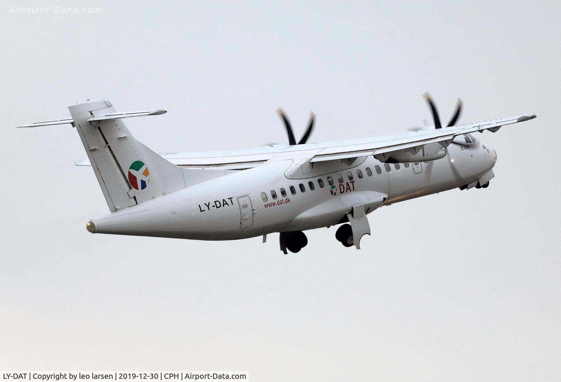 LY-DAT, 1994 ATR 42-500 C/N 445, Copenhagen 30.12.2019