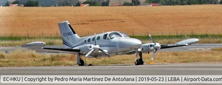 EC-HKU, Cessna 414 Chancellor C/N 414-0038, Aeropuerto de Córdoba - España