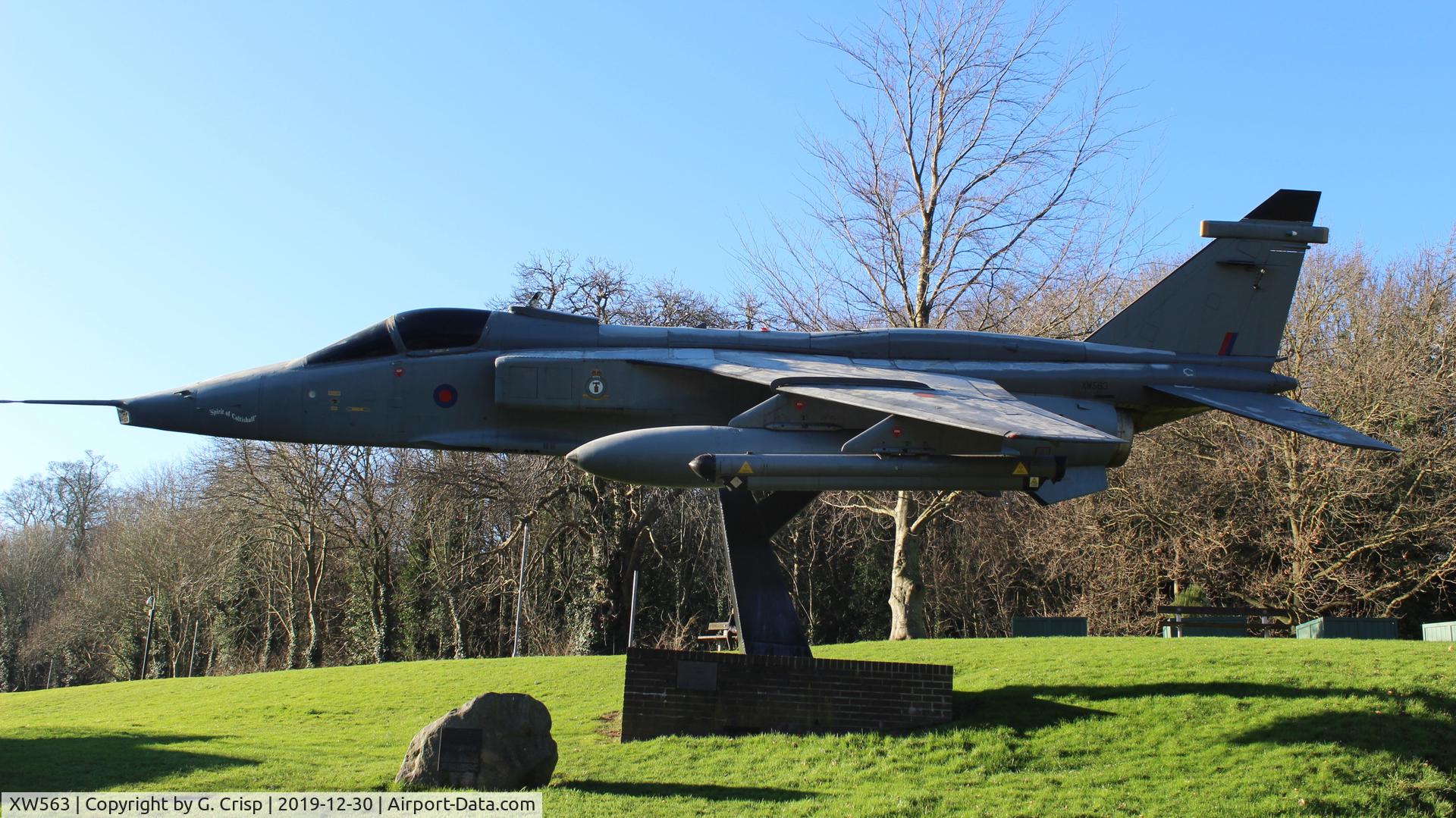 XW563, Sepecat Jaguar GR.3A C/N S7, Displayed outside County Hall, Norwich, UK