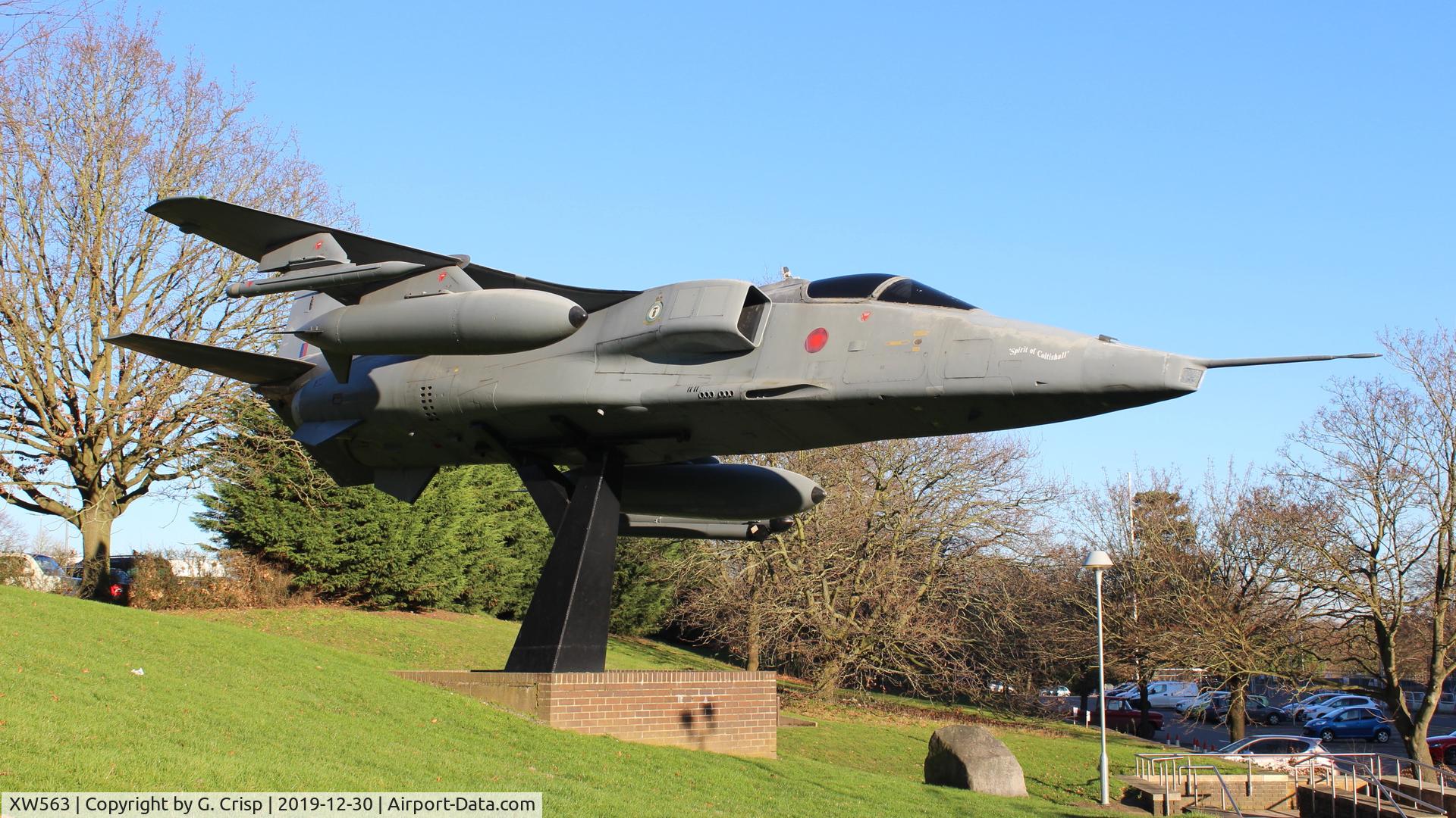 XW563, Sepecat Jaguar GR.3A C/N S7, Displayed outside County Hall, Norwich, UK